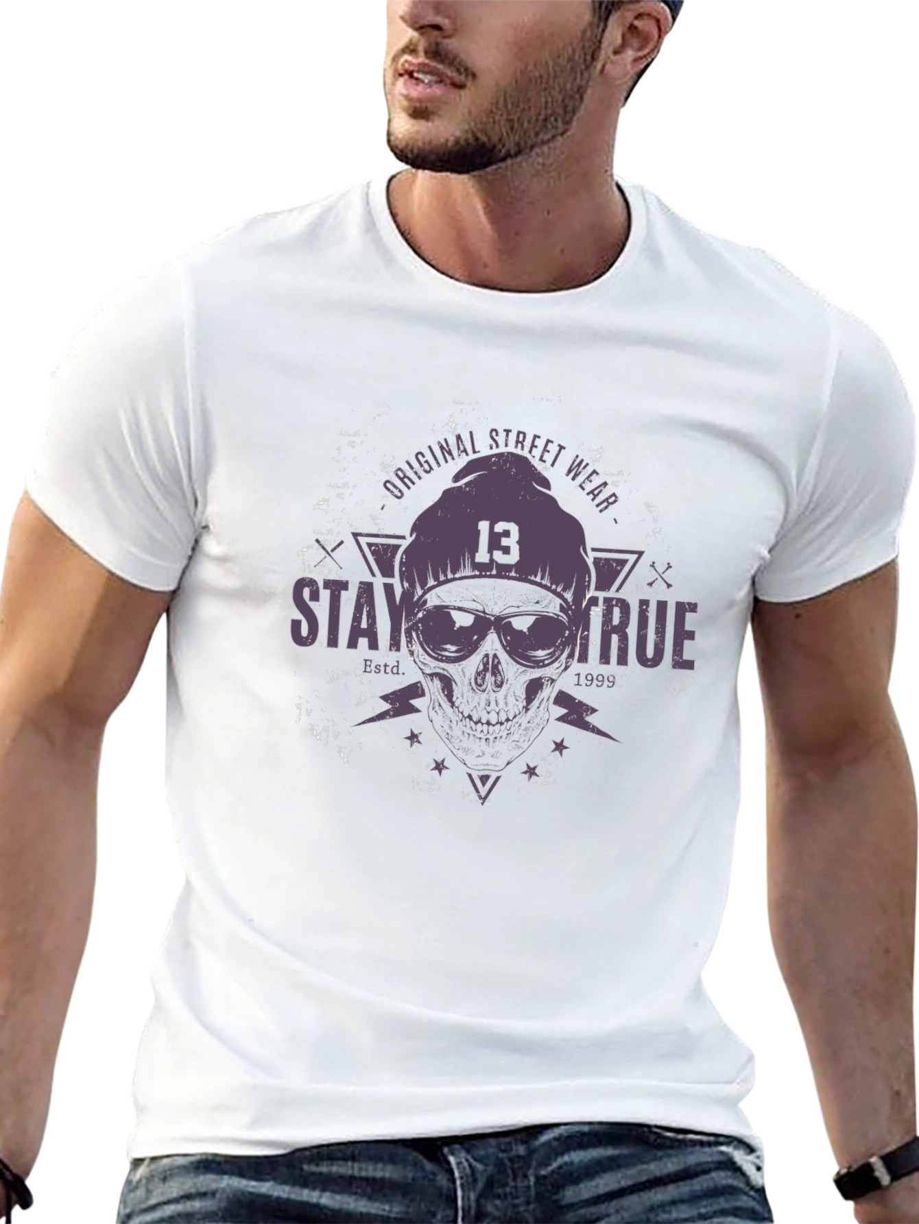 Skull Graphic T-Shirt - Stay True Streetwear