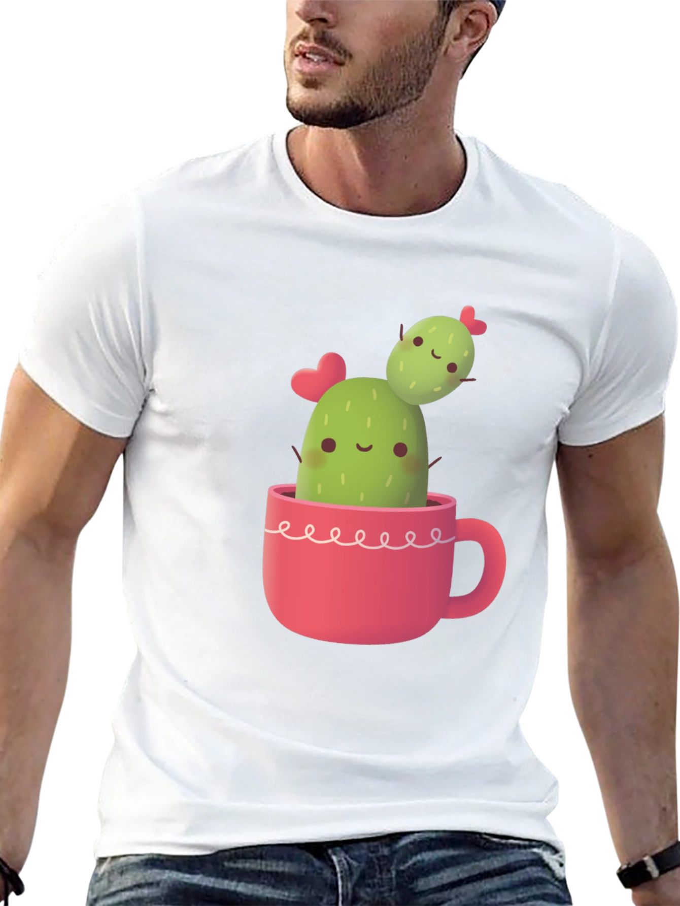 Cactus Love T-Shirt - Cute Kawaii Style