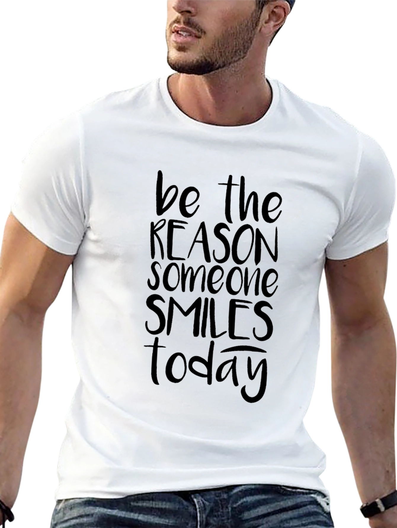 Be the Reason Smile T-Shirt - Black