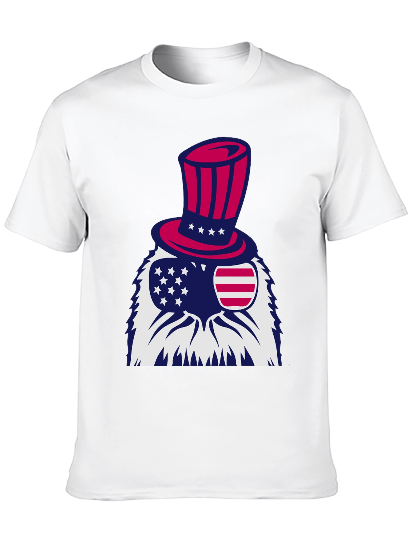 Patriotic Eagle T-Shirt - Stars and Stripes Design
