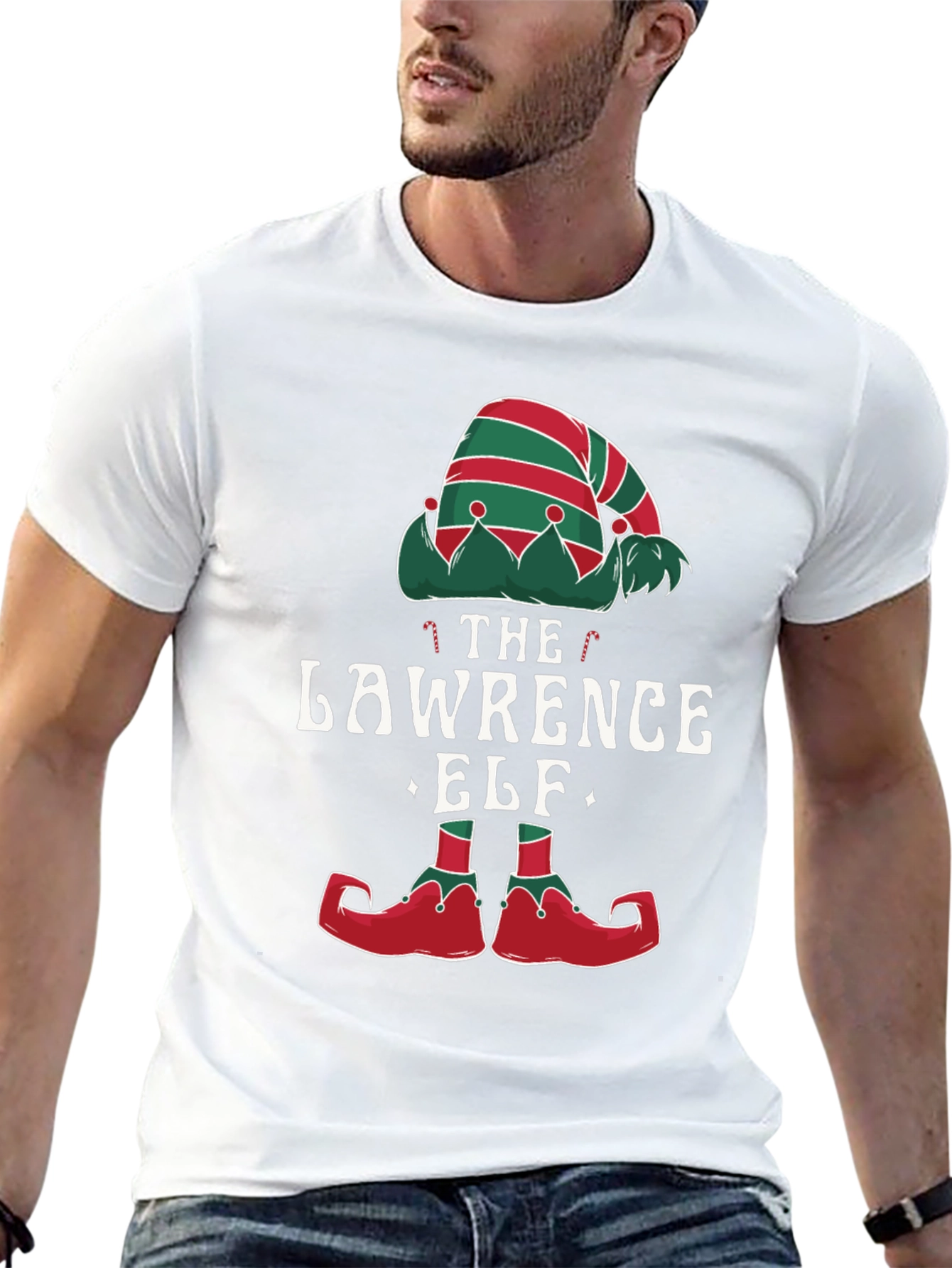 Lawrence Elf Christmas T-Shirt