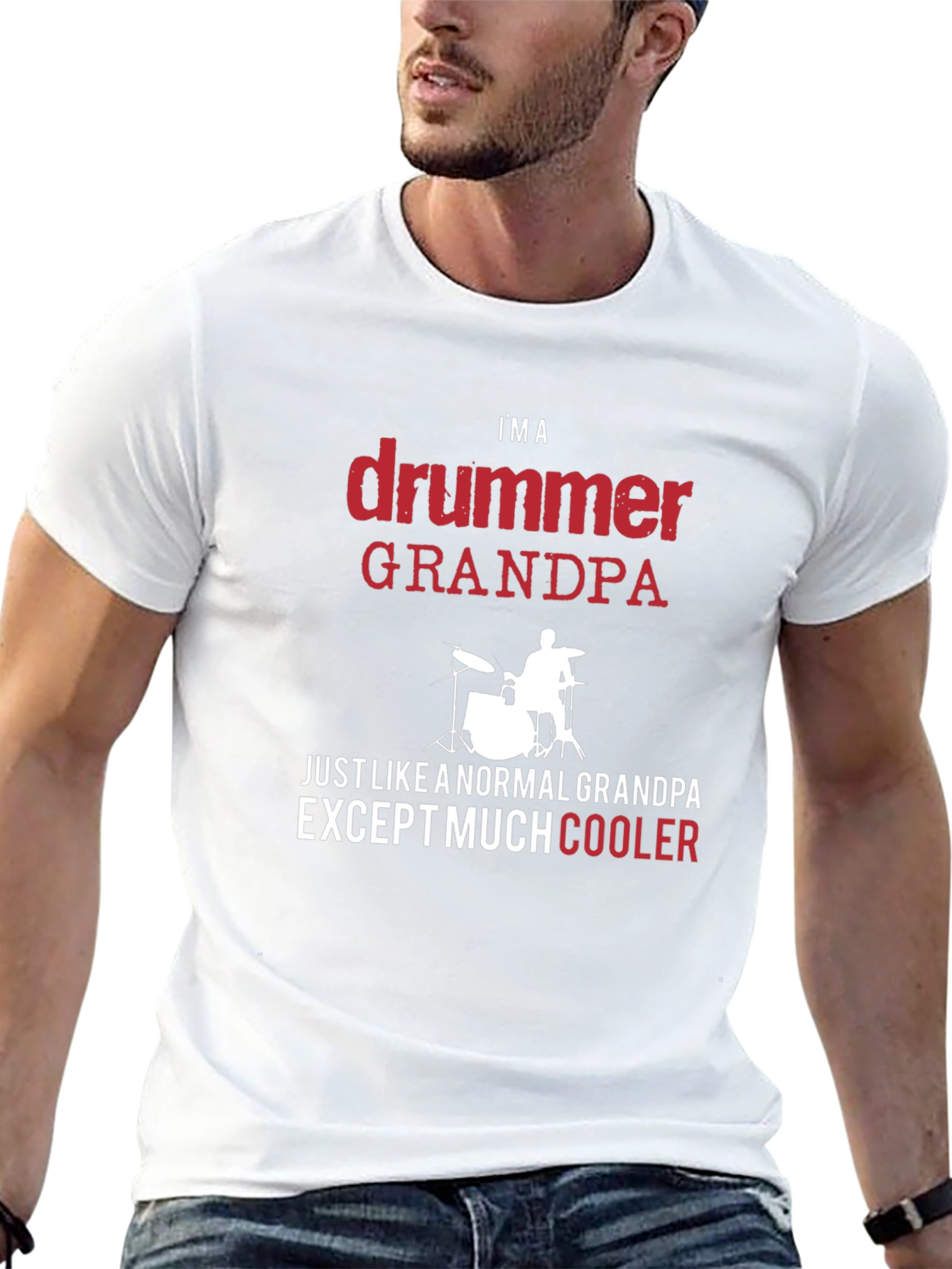 Im A Drummer Grandpa T-Shirt