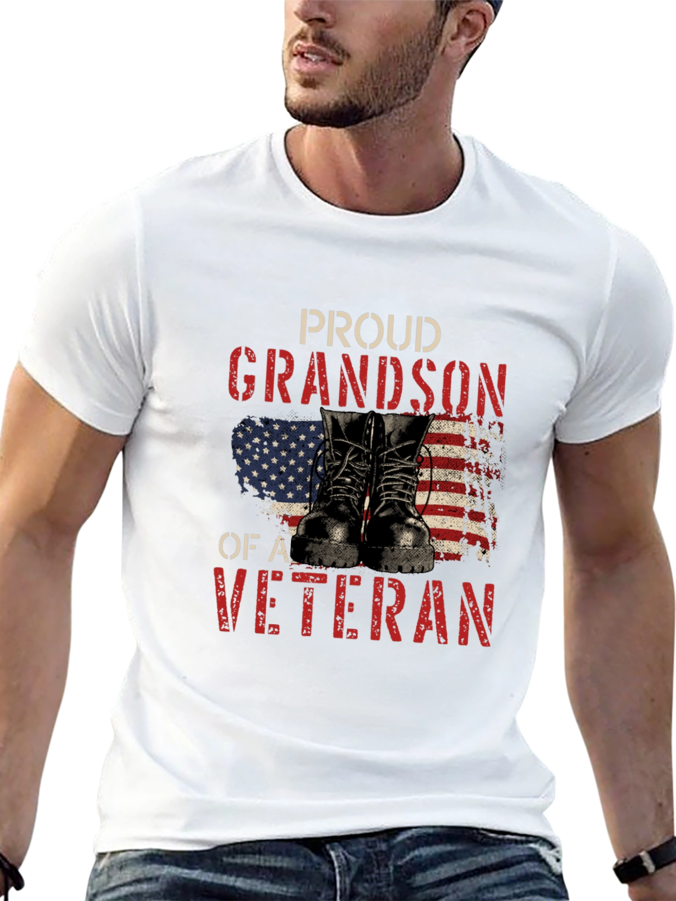 Proud Grandson of a Veteran T-Shirt