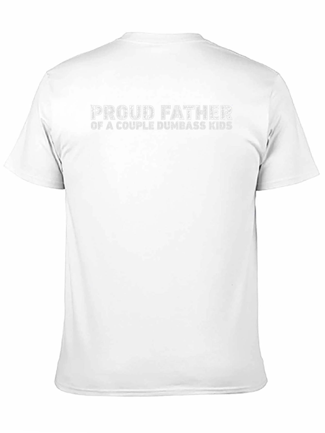 Proud Father Graphic Tee - Black
