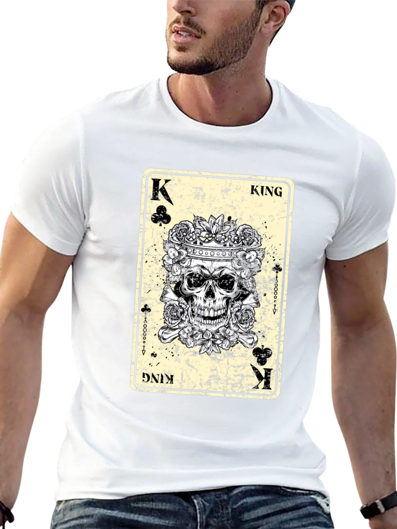 King of Clubs Skull T-Shirt