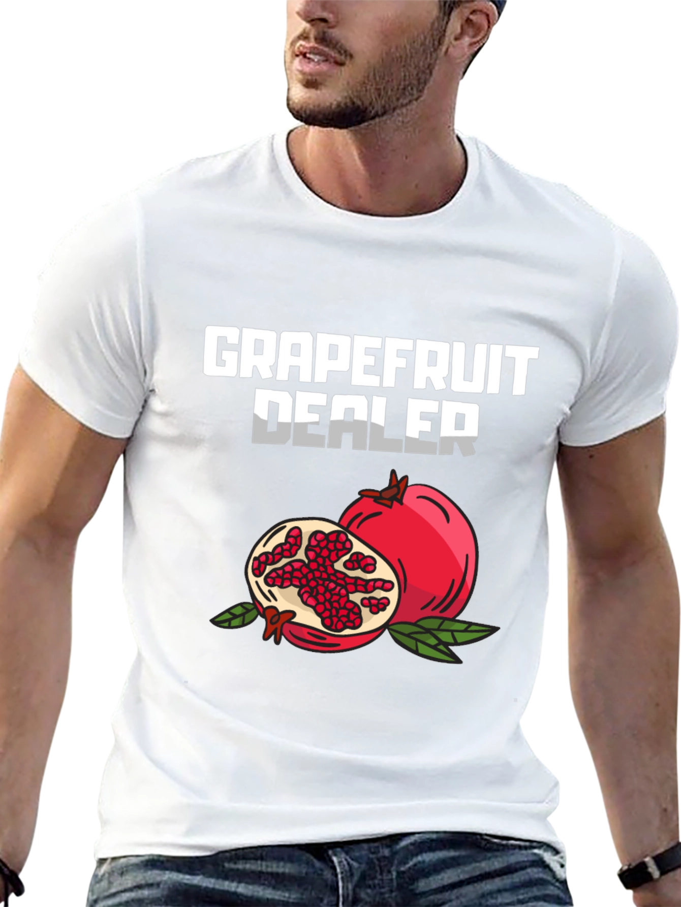Grapefruit Dealer Graphic Tee - Funny Fruit Lover Shirt