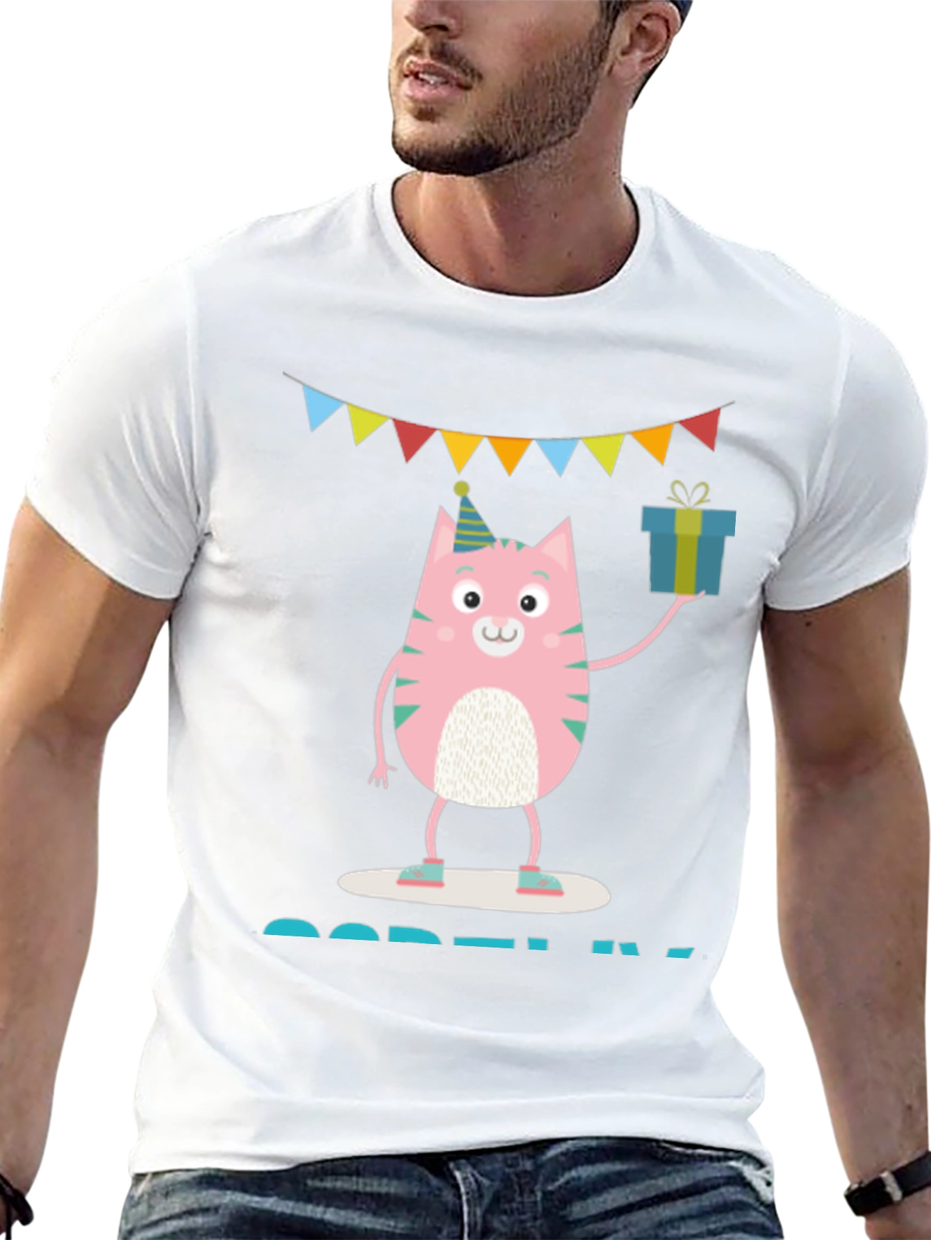 Birthday Cat T-Shirt - Cute Gift Tee