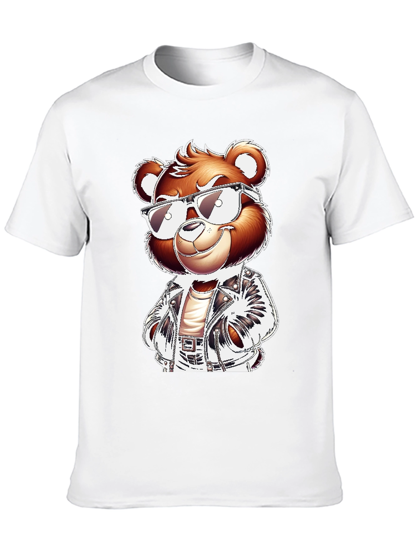 Cool Bear Graphic Tee - Black Cotton T-Shirt