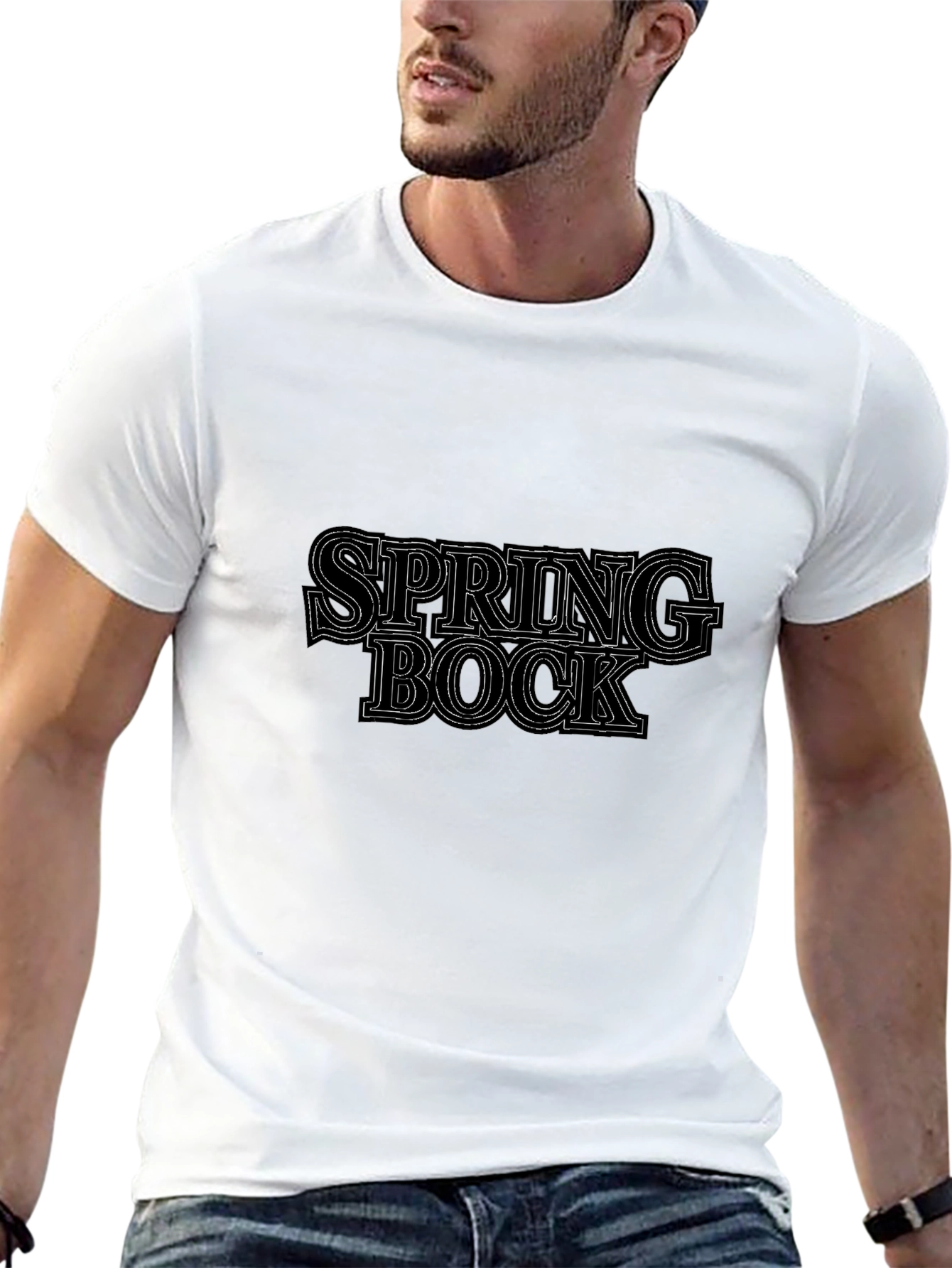 Spring Bock Graphic Tee - Black