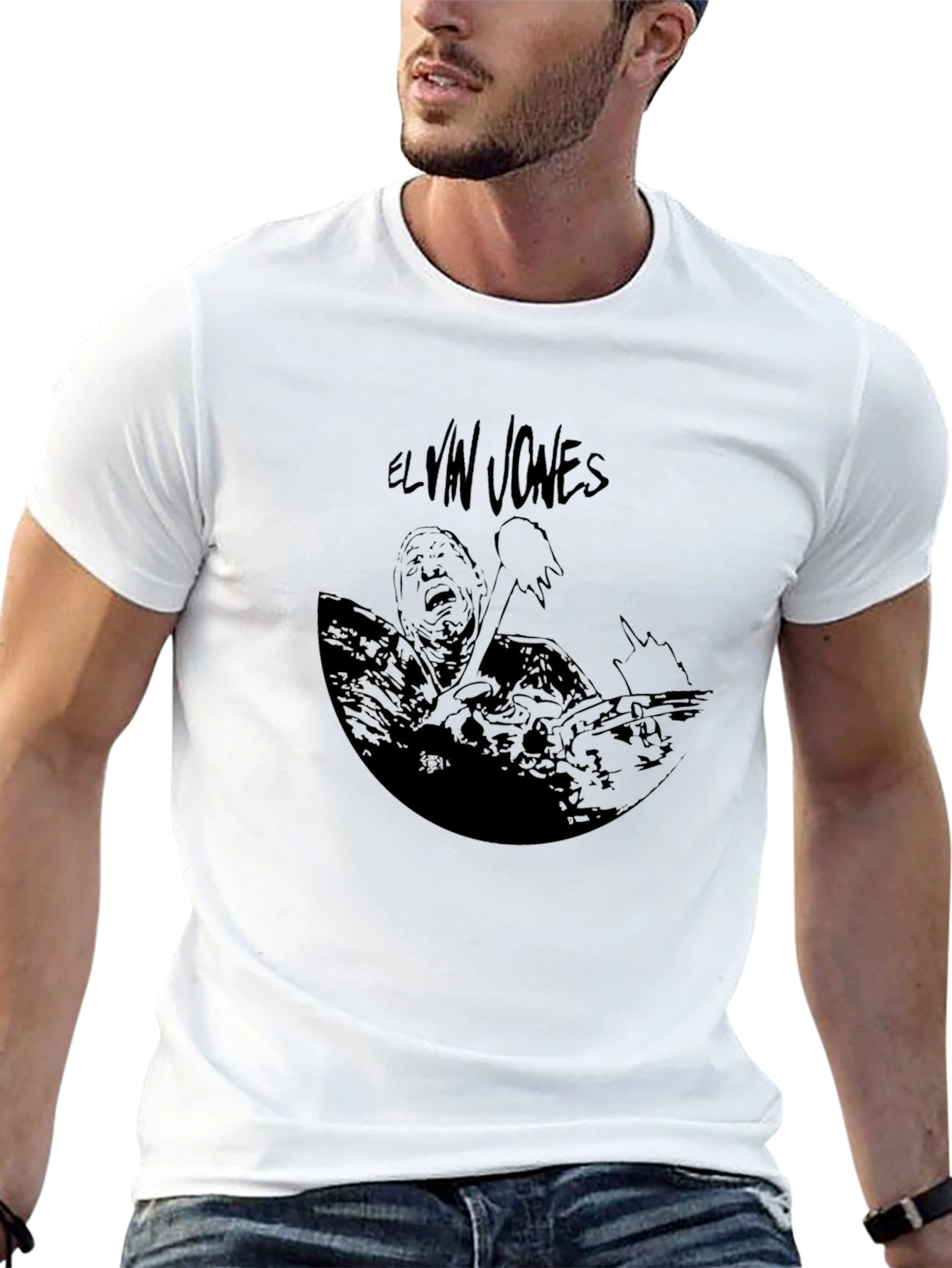Elvin Jones Black Graphic Tee