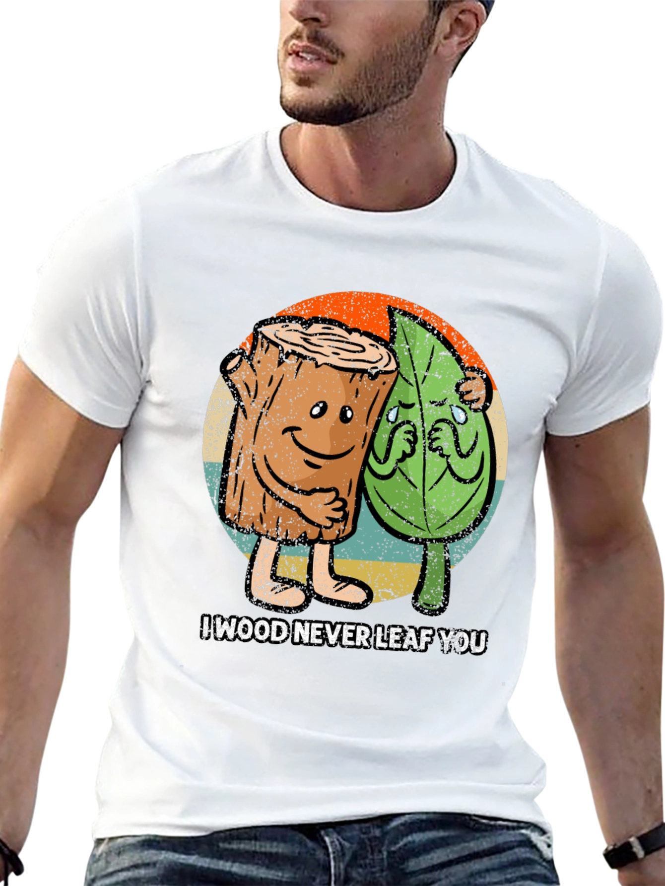 I Wood Never Leaf You Graphic T-Shirt