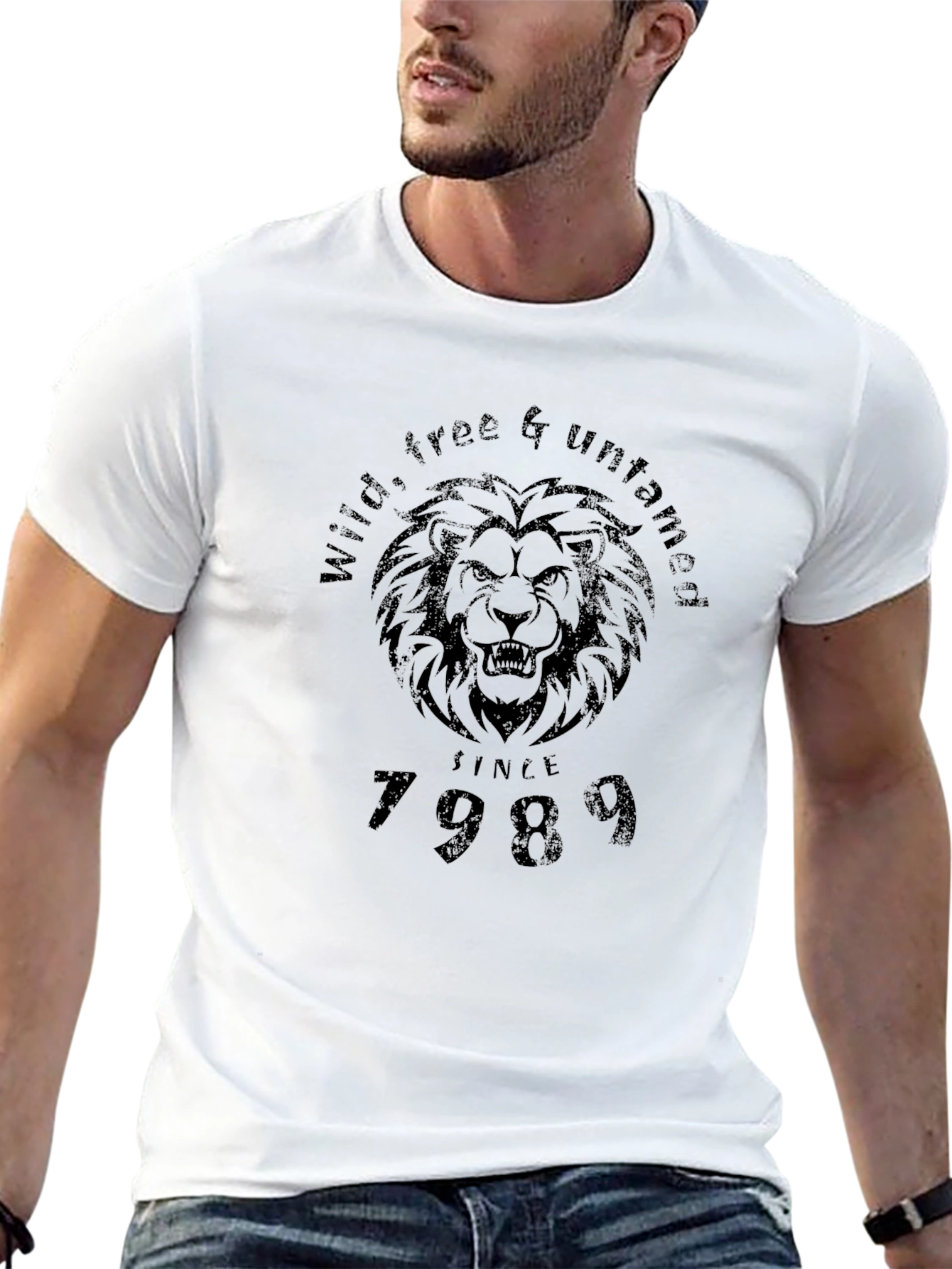 Wild & Untamed Lion Graphic Tee - Since 1989