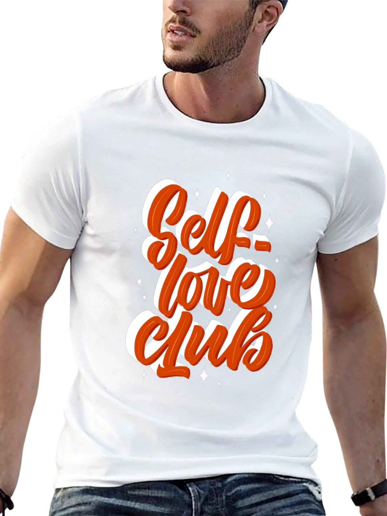 Self Love Club Graphic T-Shirt - Trendy Casual Tee