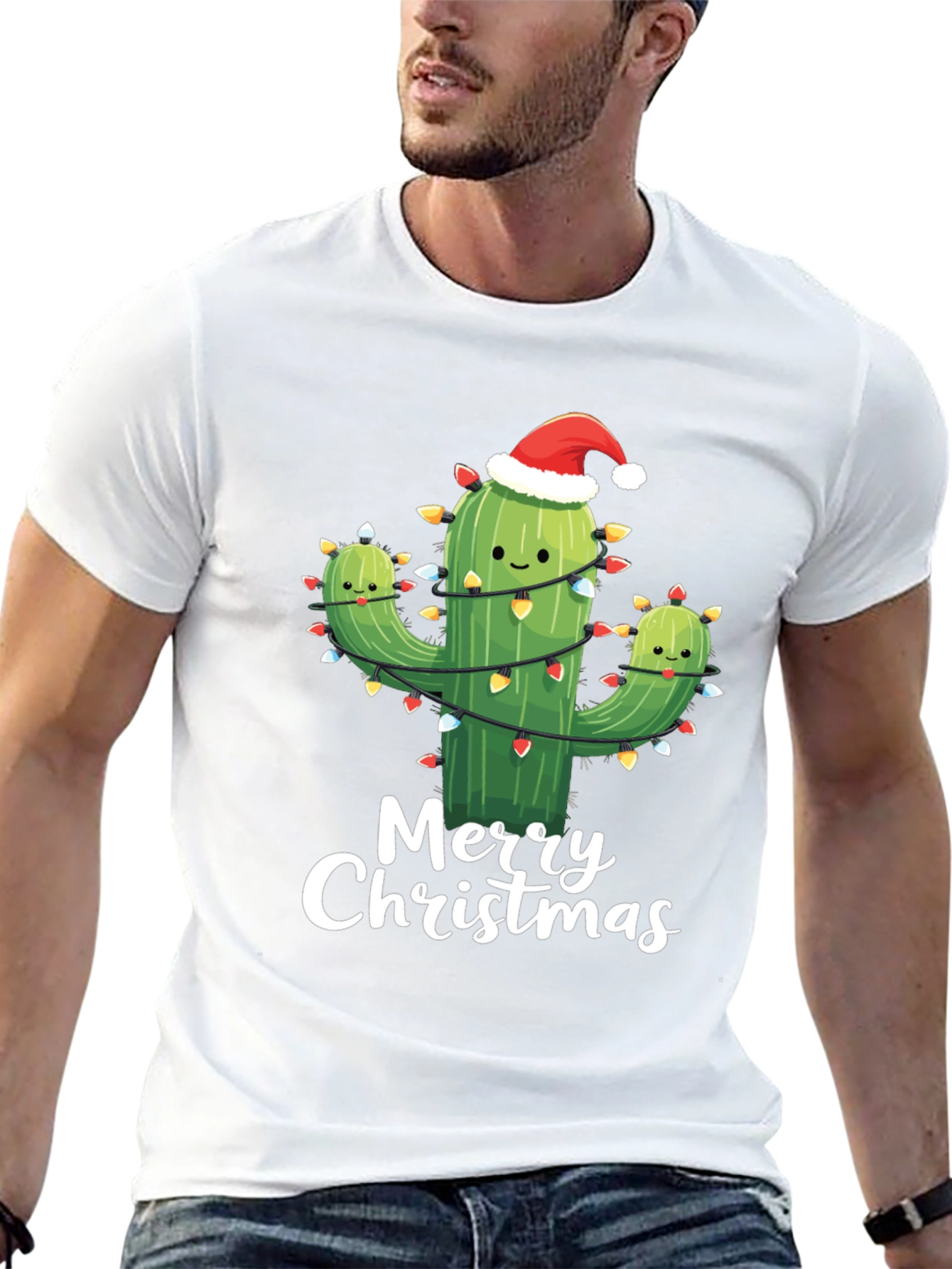 Merry Cactus Christmas T-Shirt
