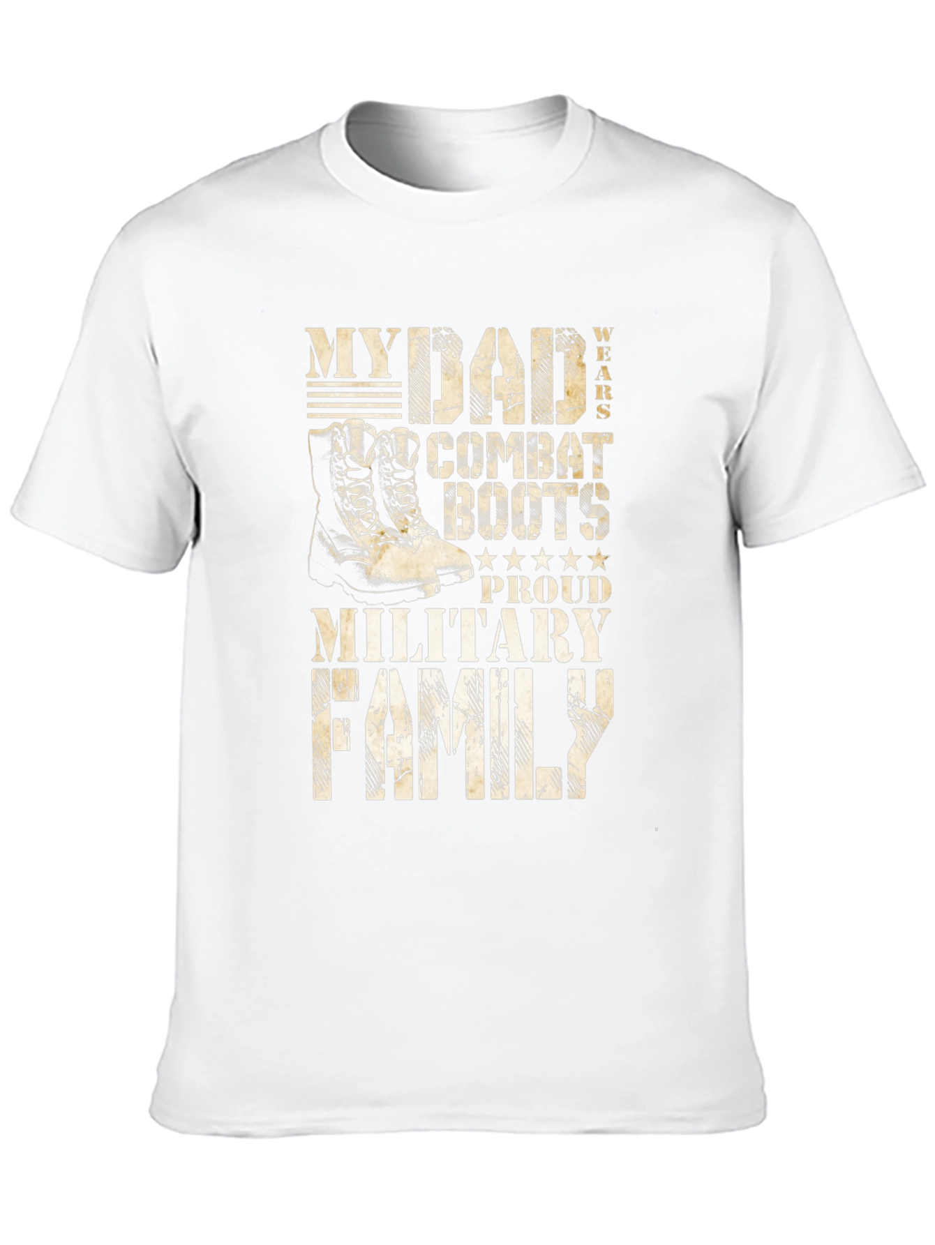Proud Military Dad Graphic T-Shirt