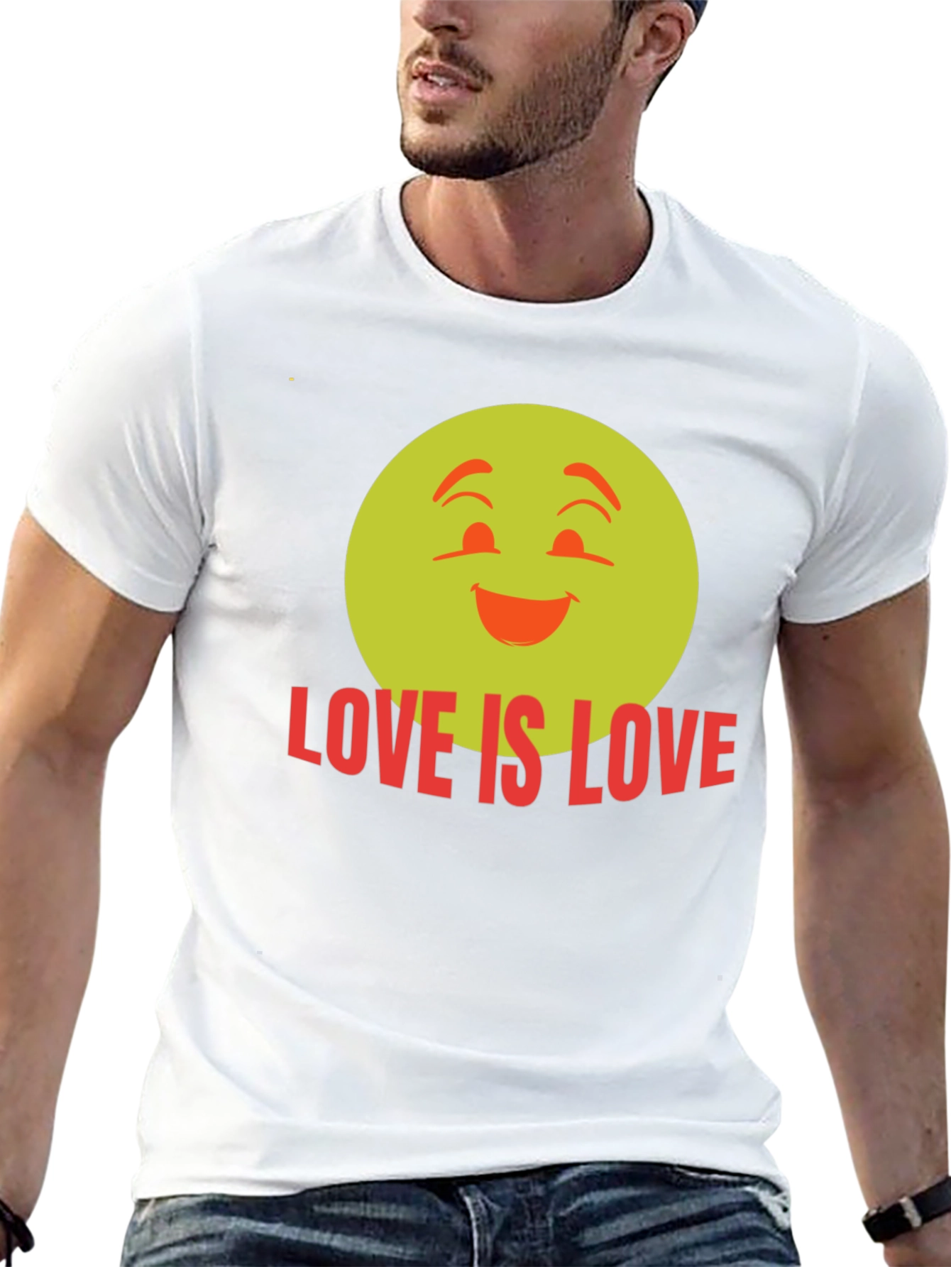 Love Is Love Emoji Graphic Tee