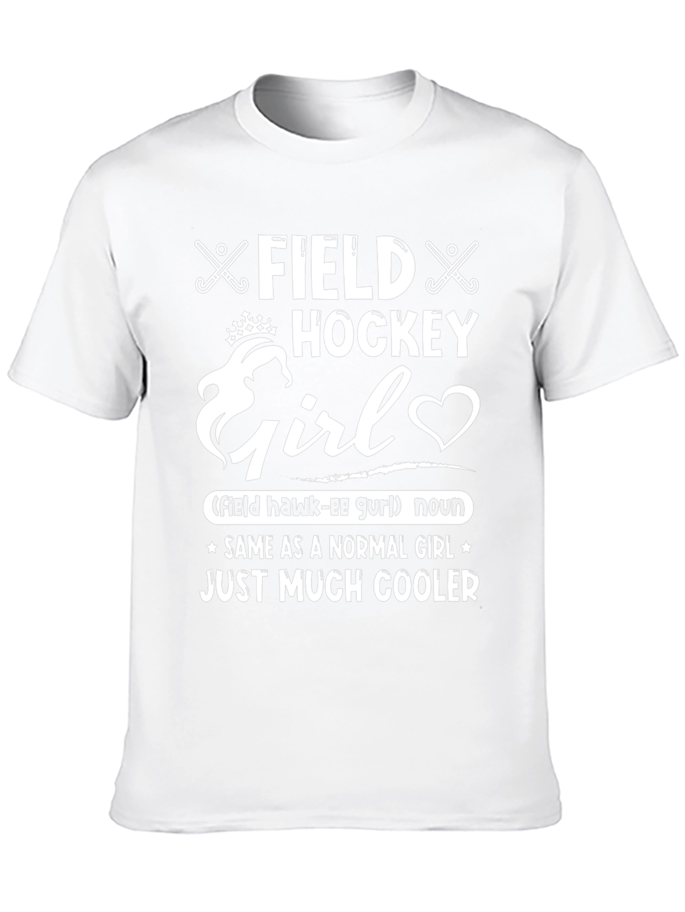 Field Hockey Girl T-Shirt