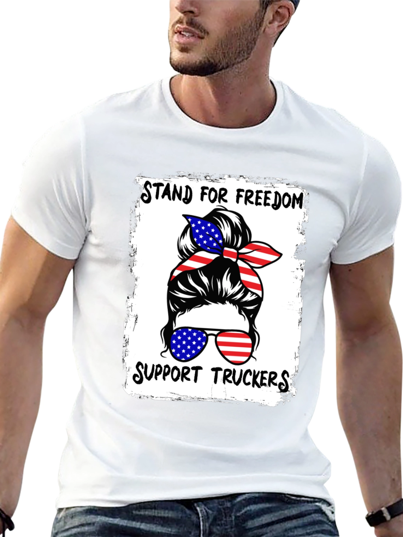 Stand for Freedom Support Truckers T-Shirt