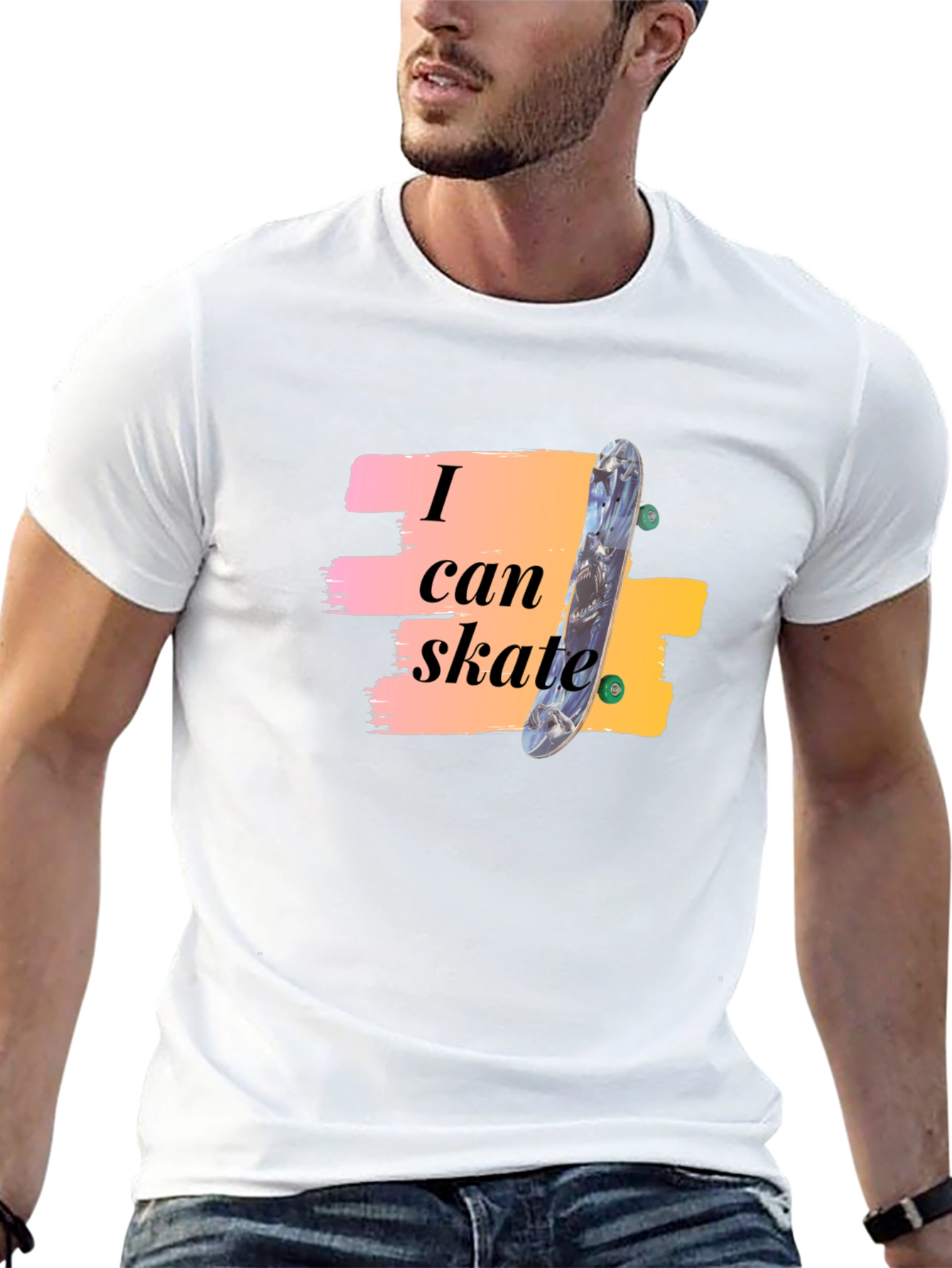 I Can Skate Graphic T-Shirt