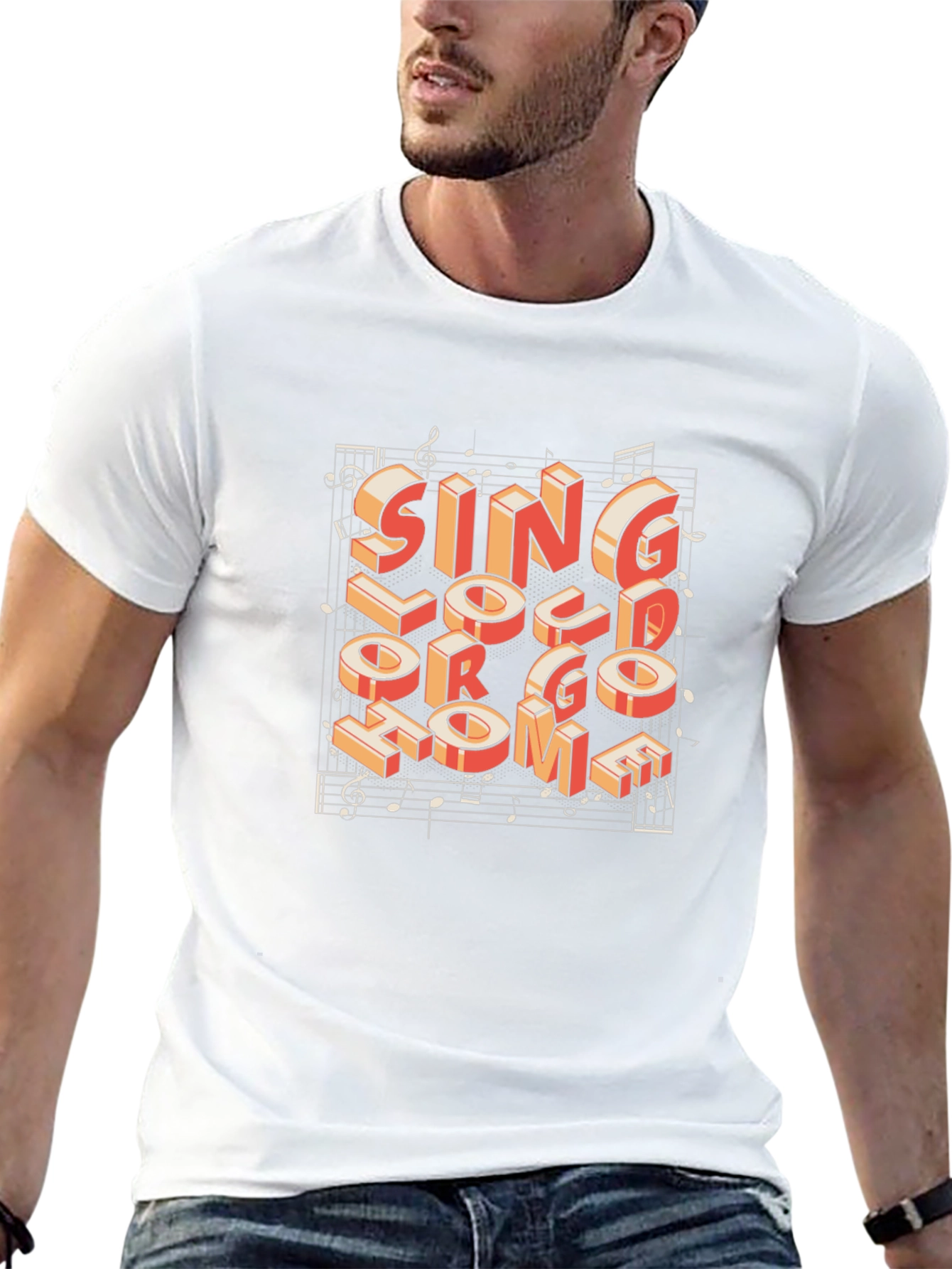 Sing Loud T-Shirt - Music Lover Tee