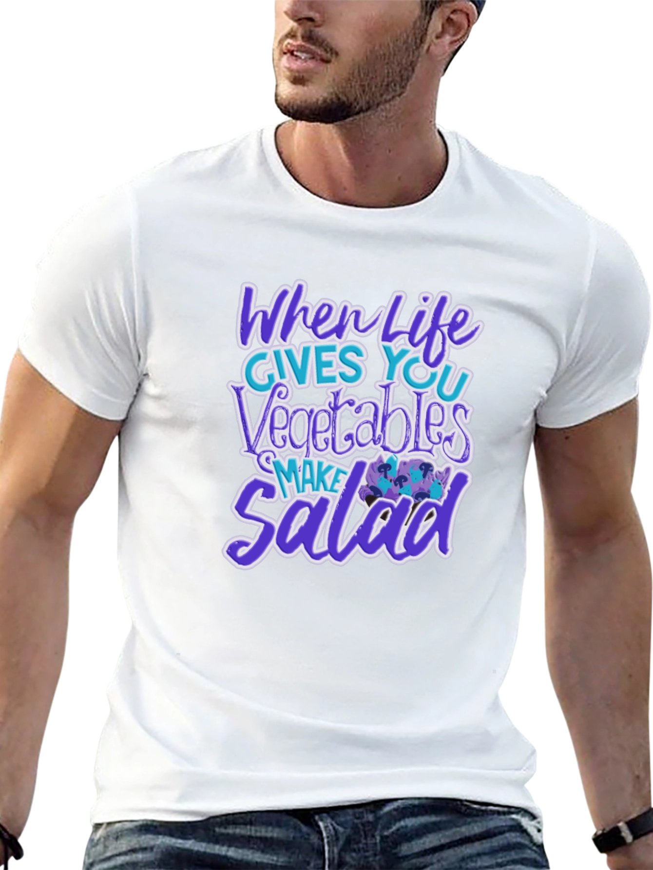 Veggie Salad T-Shirt - Funny Graphic Tee