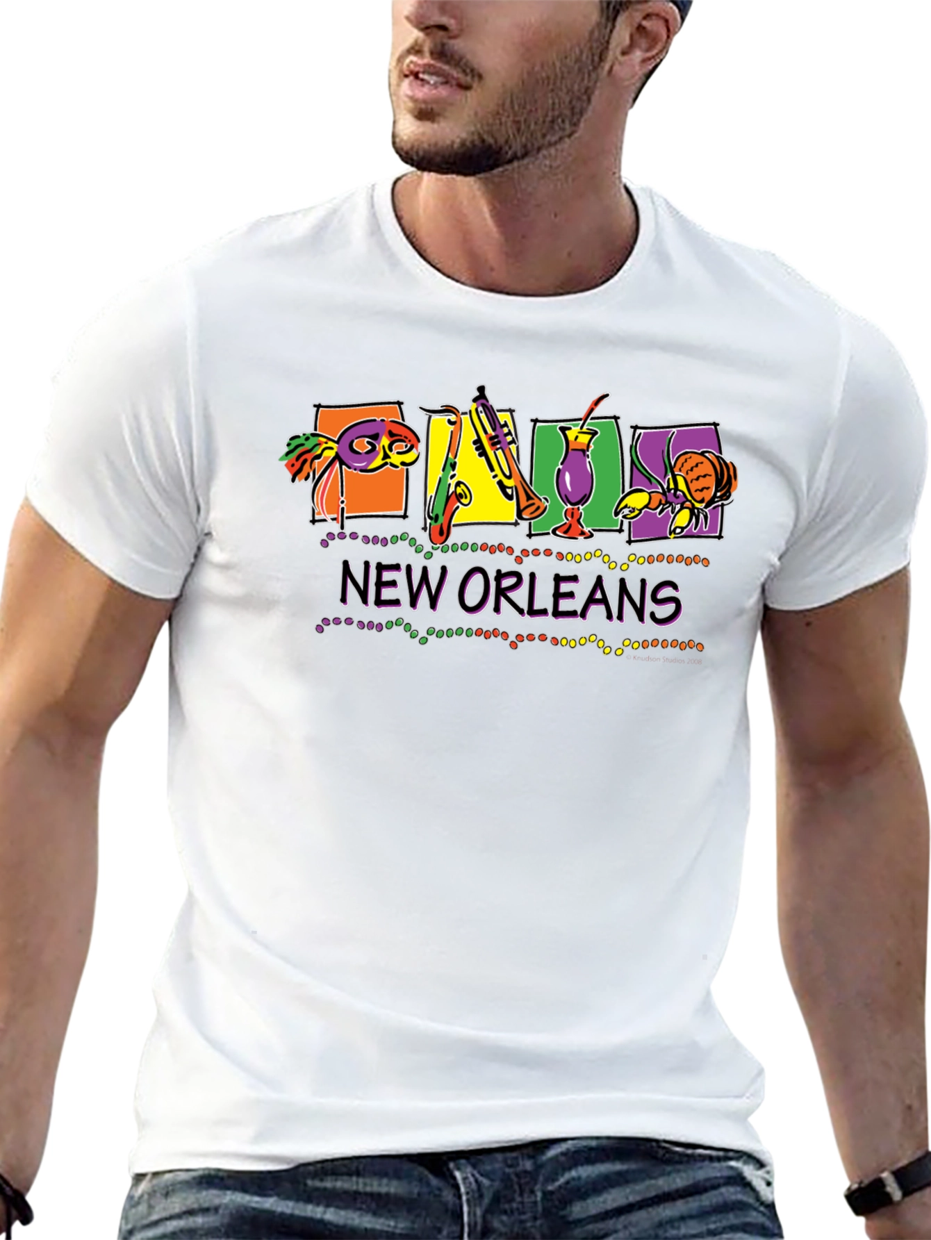 New Orleans Graphic Print Tee