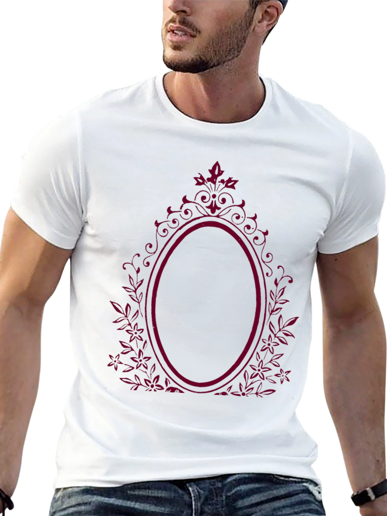 Elegant Framed Graphic Tee