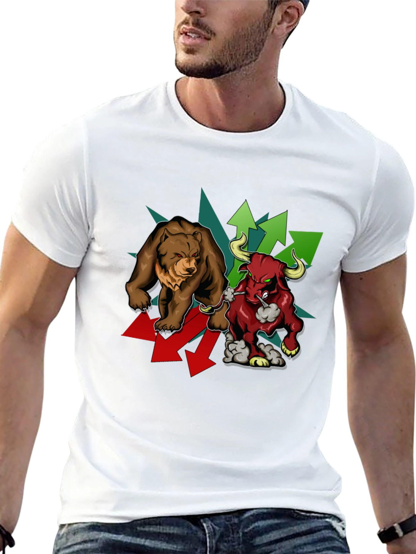 Stock Market Bear and Bull T-Shirt