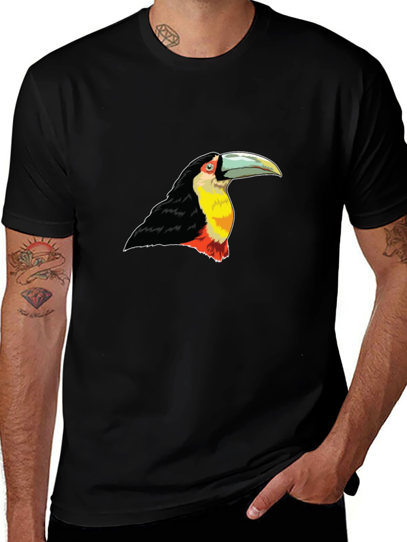 Toucan Graphic Tee - Bold Bird Design