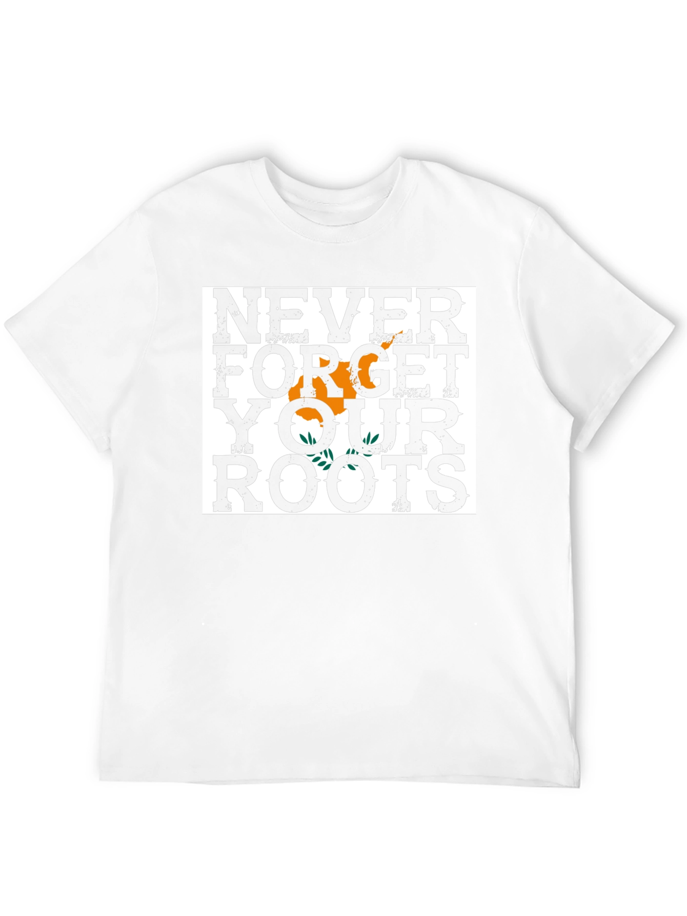 Never Forget Your Roots T-Shirt Cyprus Flag