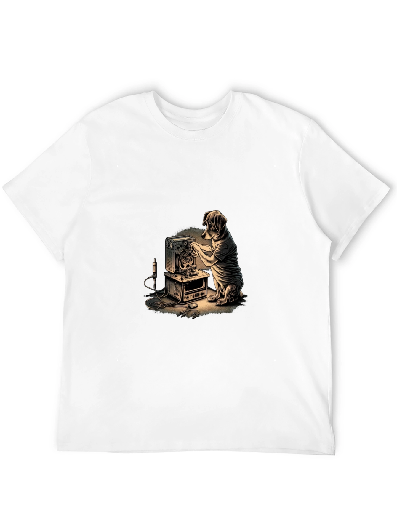 Dog Repairing Machine Graphic Tee