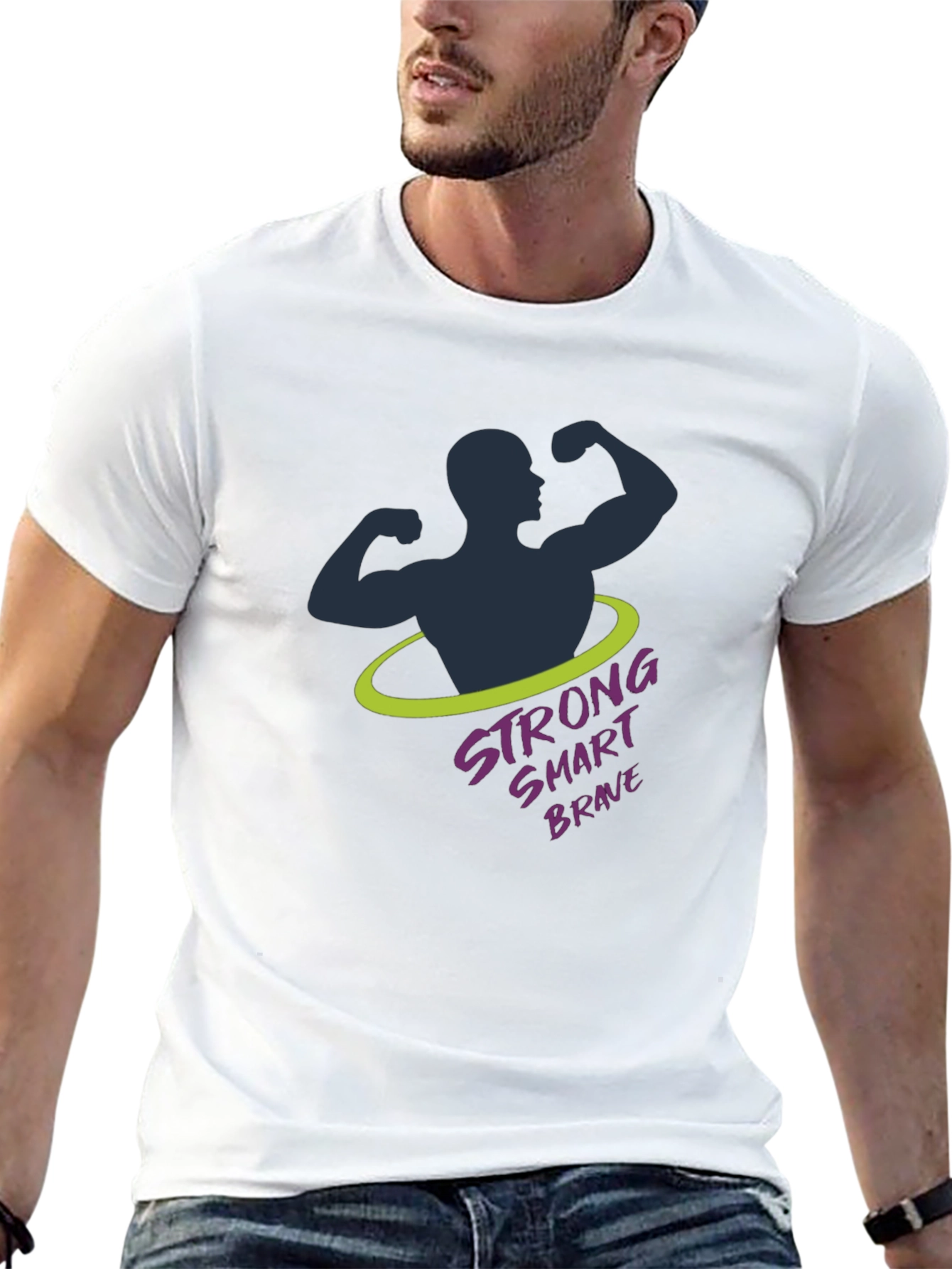 Strong Smart Brave Graphic T-Shirt