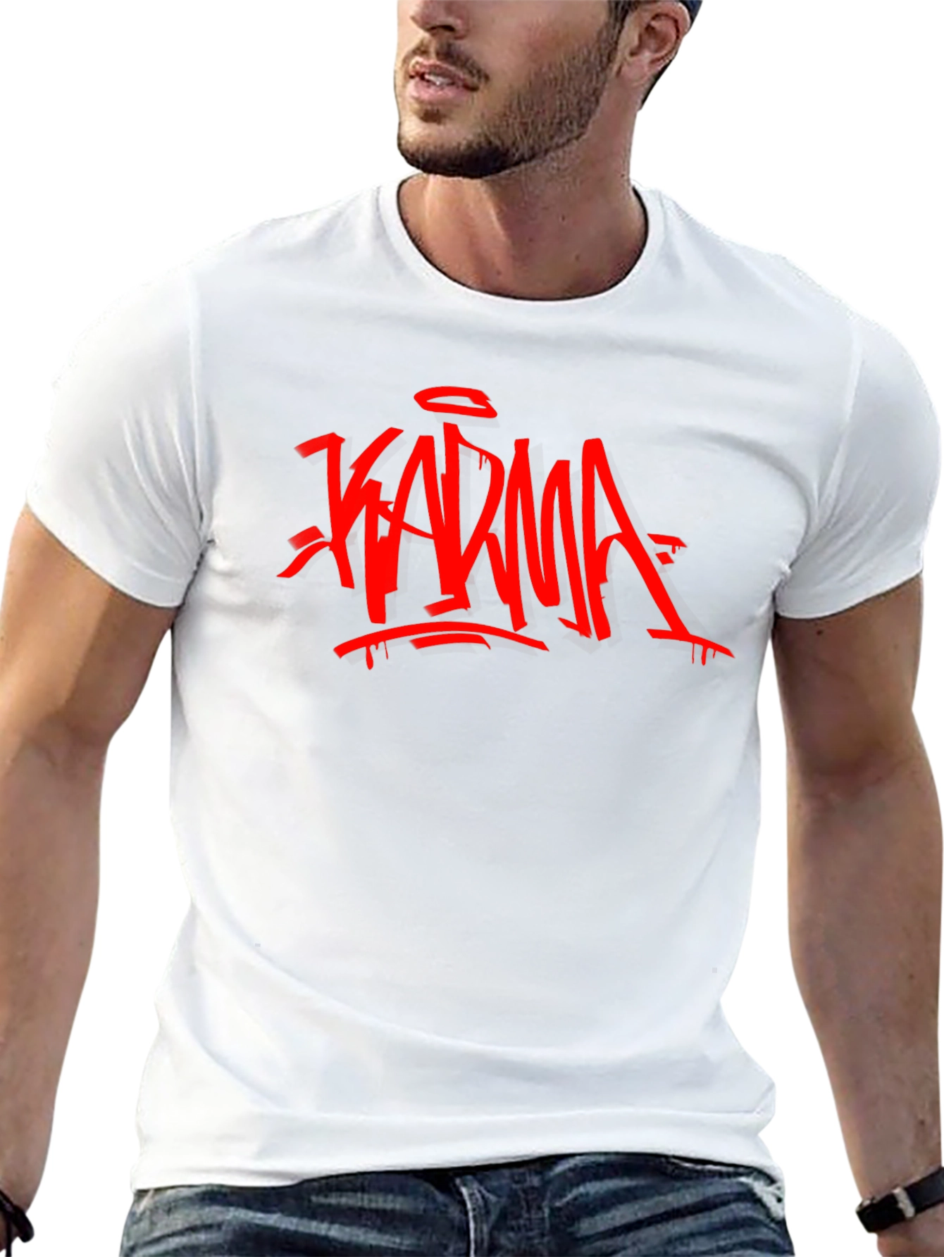 Karma Graffiti Black T-Shirt