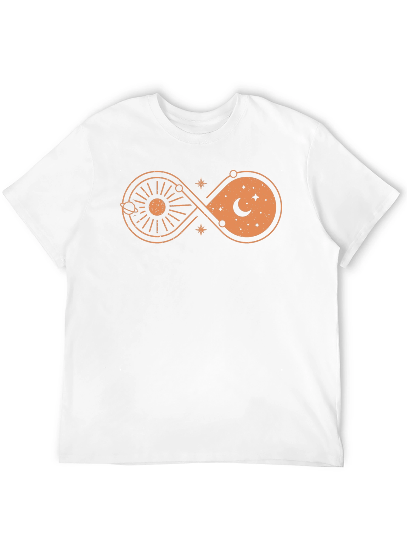 Cosmic Infinity T-Shirt - Sun Moon and Stars Design