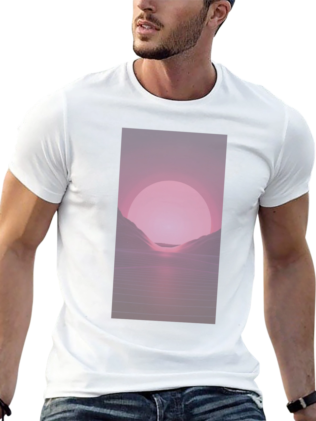 Retro Sunset Synthwave T-Shirt