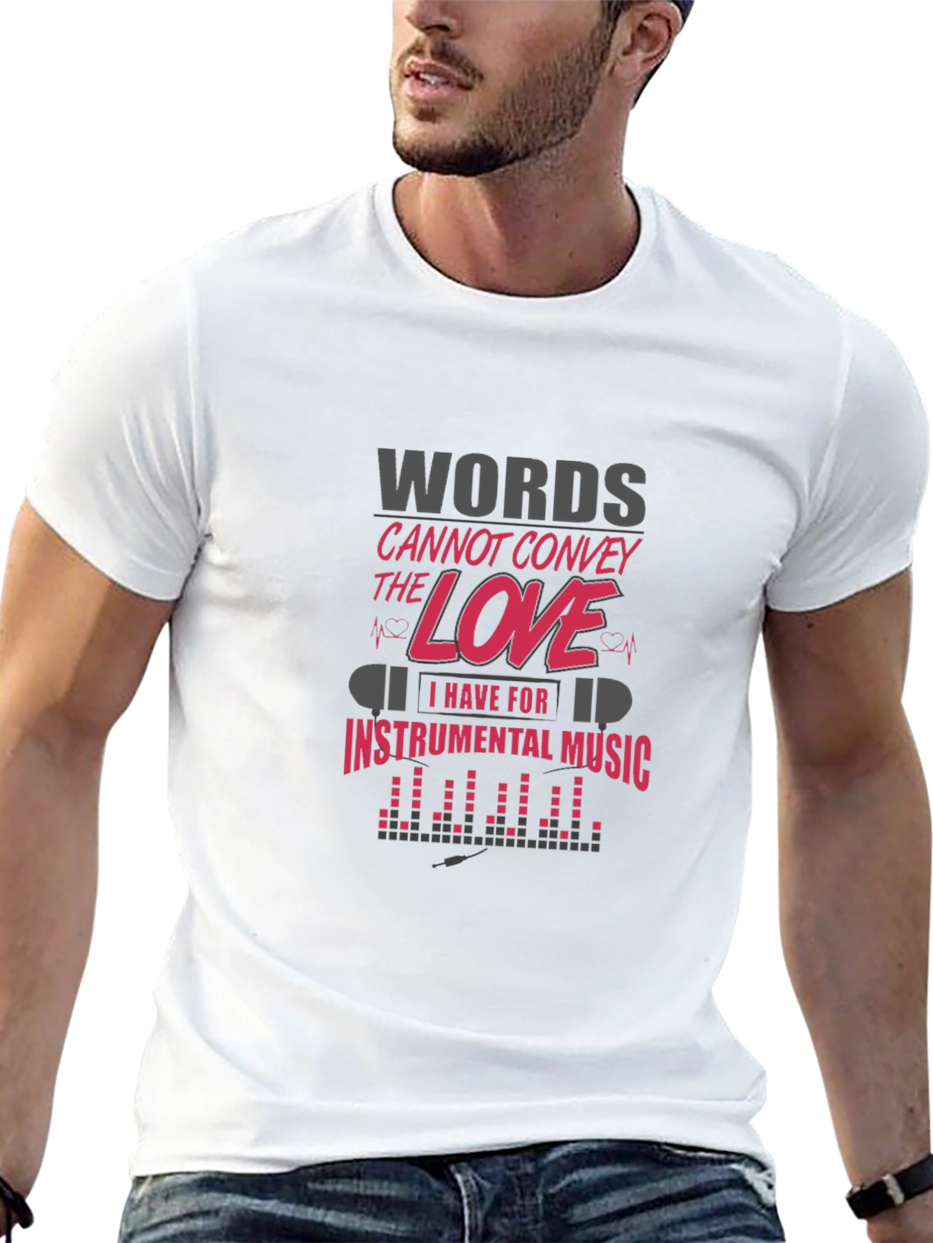 Words Cannot Convey Music Love T-Shirt