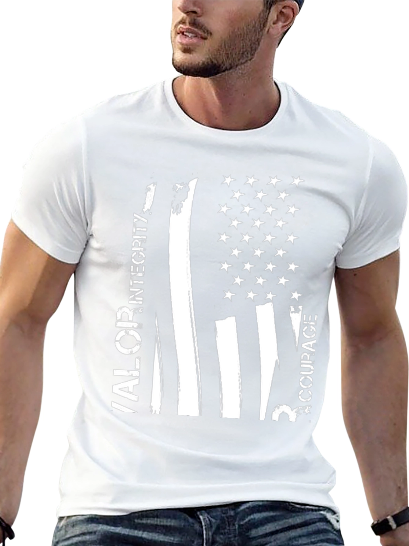 Valor Integrity Courage Black T-Shirt