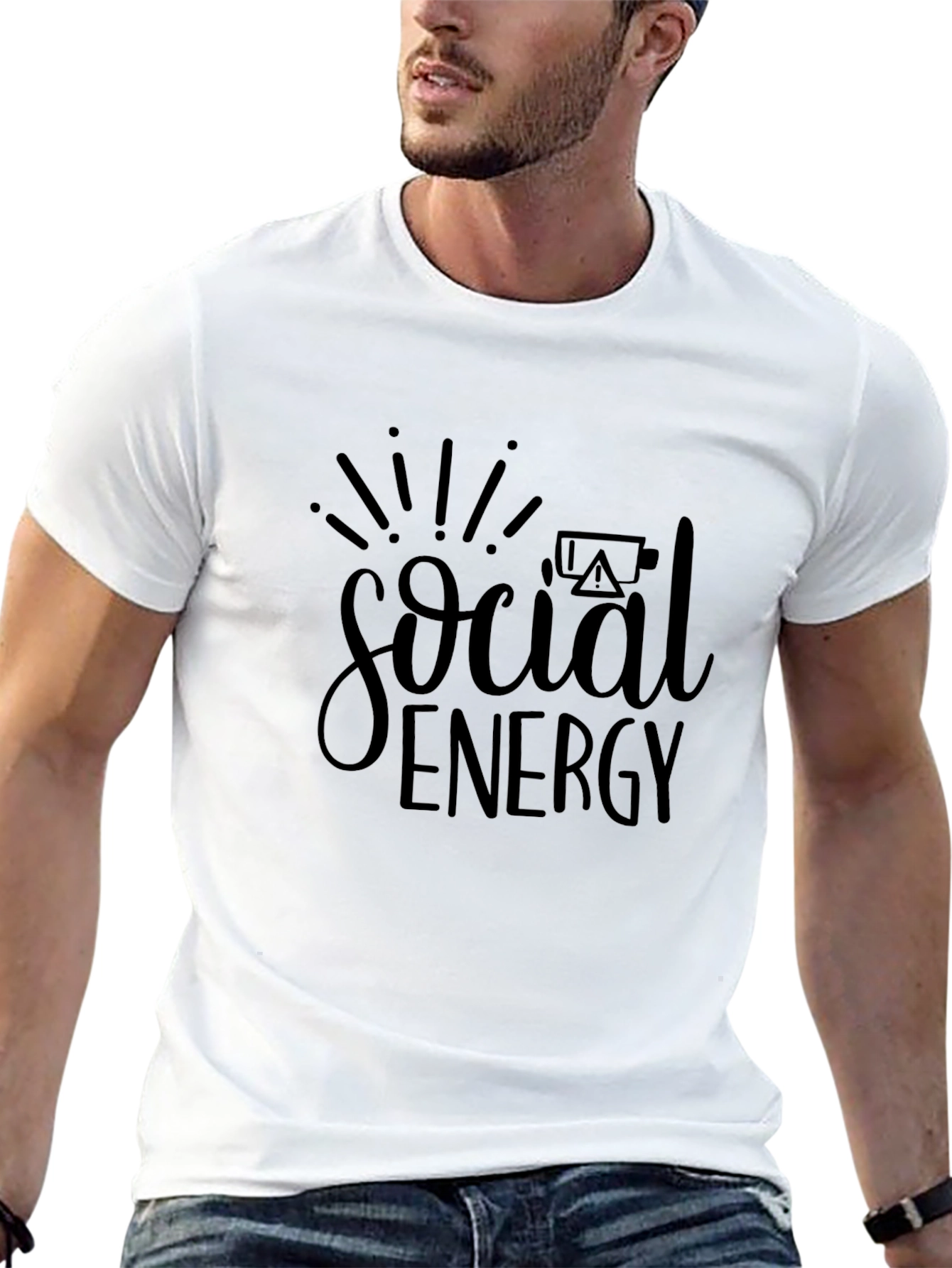 Social Energy Black T-Shirt