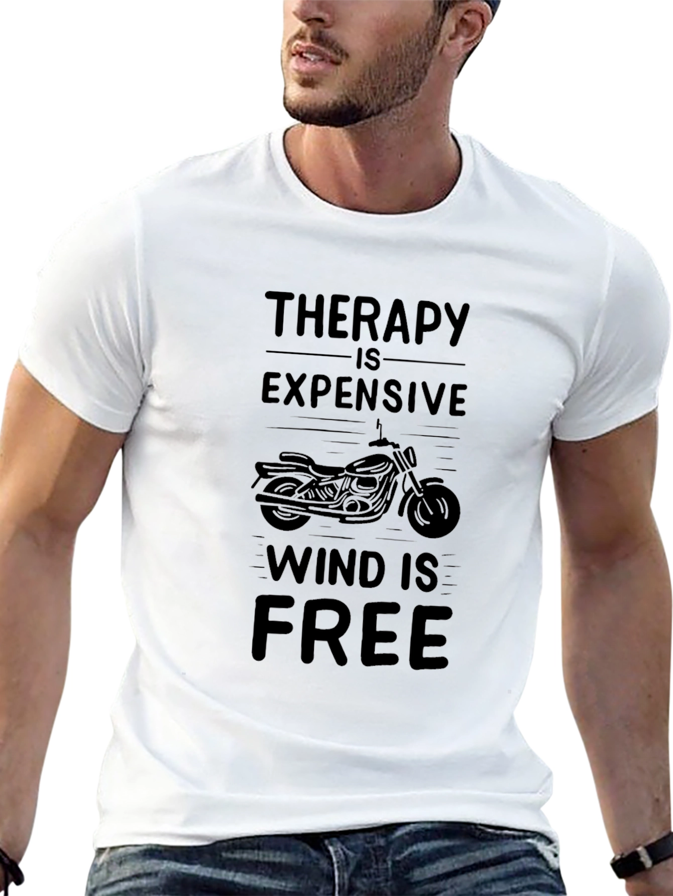 Therapy Wind Free Motorcycle Graphic Tee