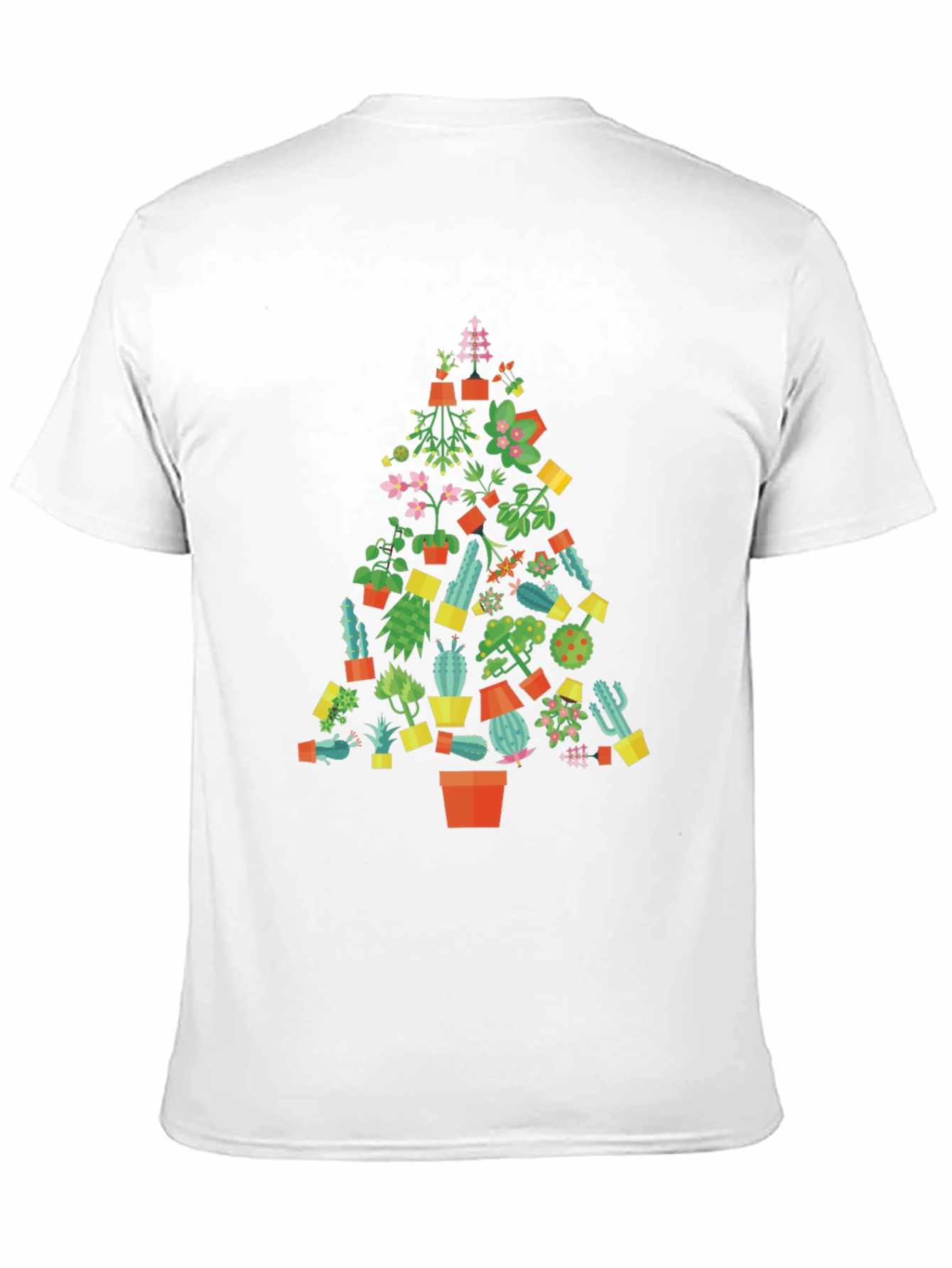 Cactus Christmas Tree T-Shirt - Holiday Plant Lover Tee