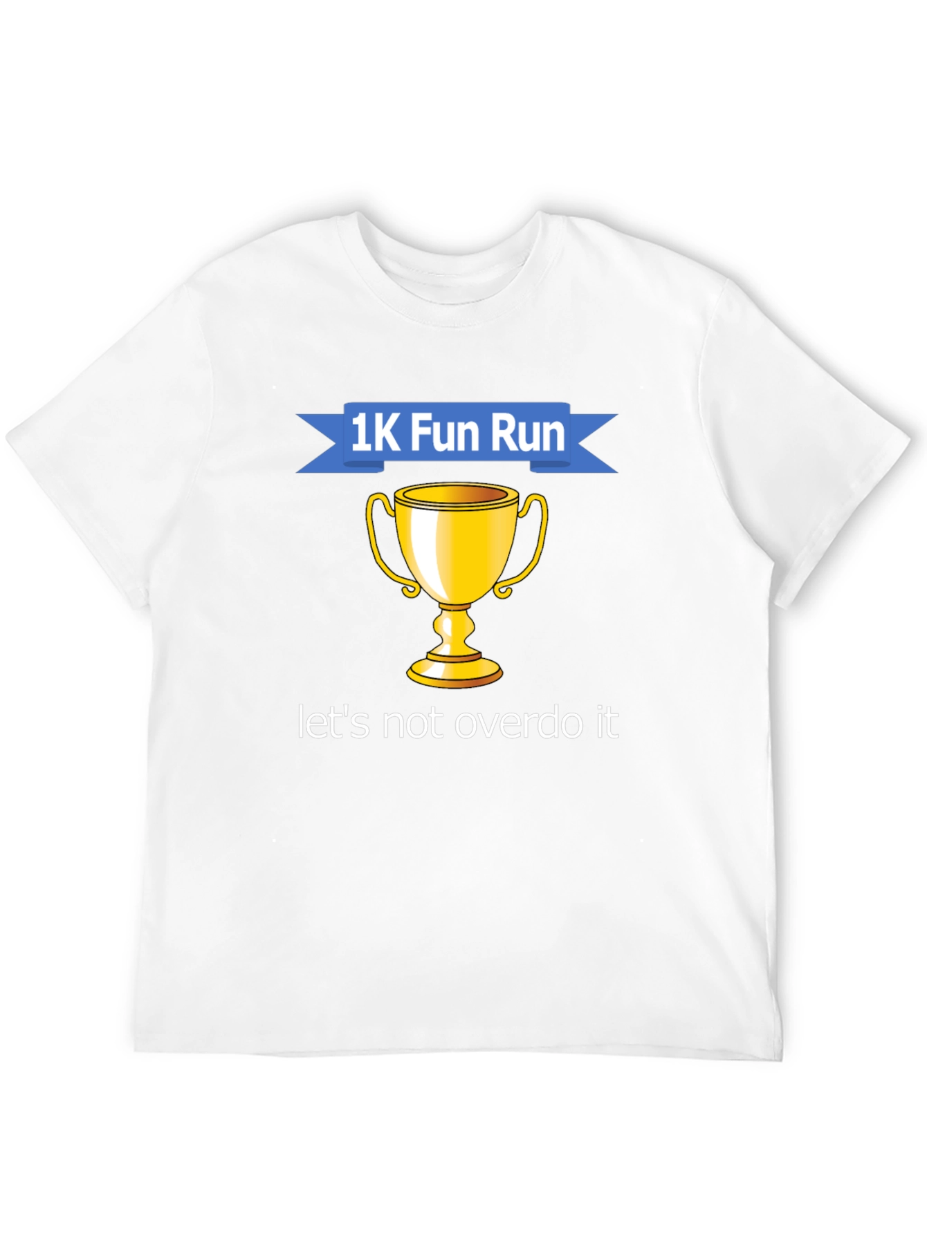 1K Fun Run Trophy Graphic Tee - Black