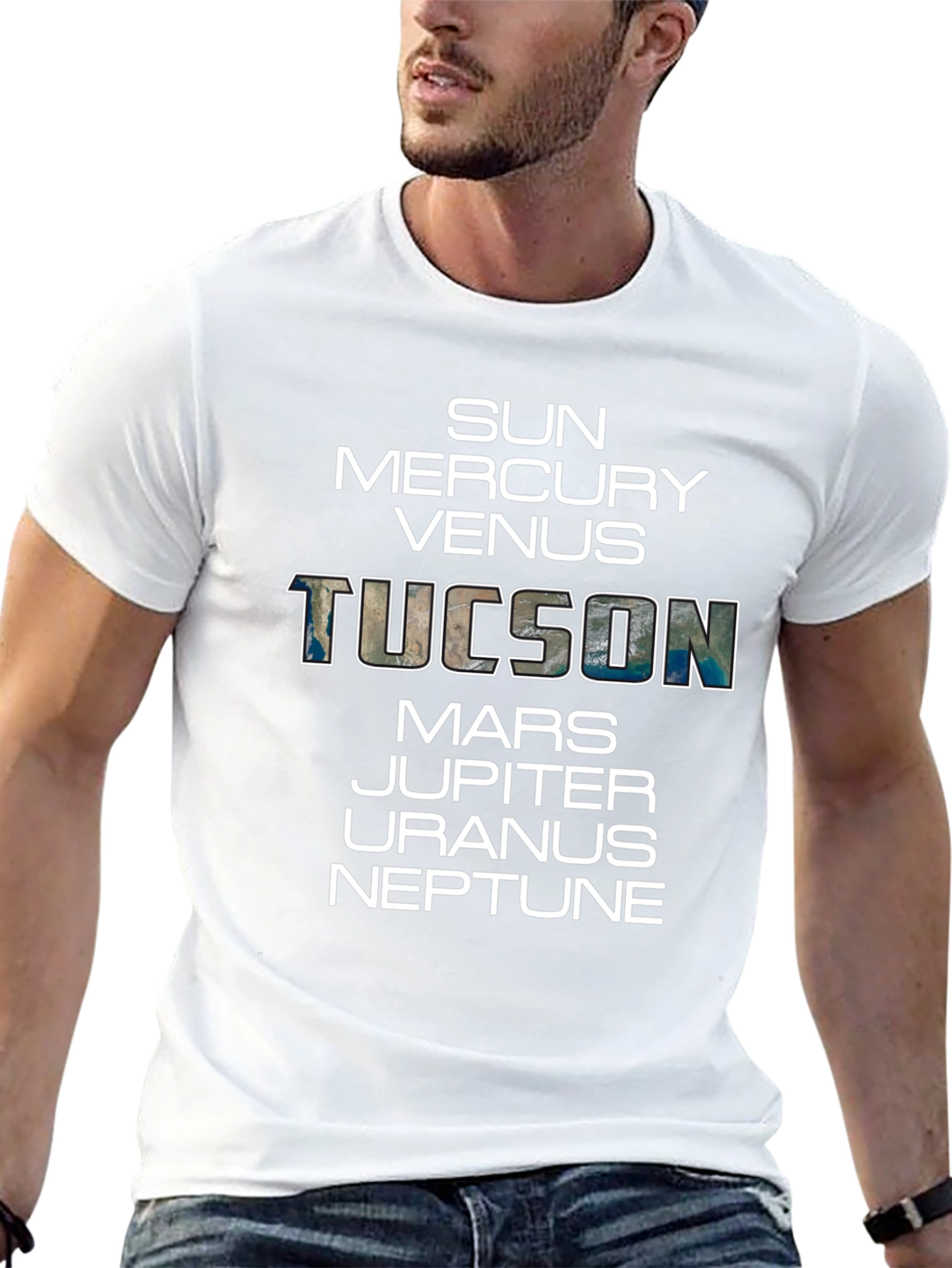 Planets of Tucson T-Shirt - Unique Space Design