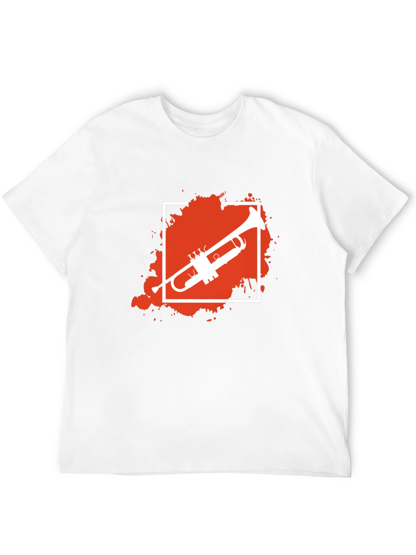 Trumpet Graphic Tee - Musical Instrument T-Shirt
