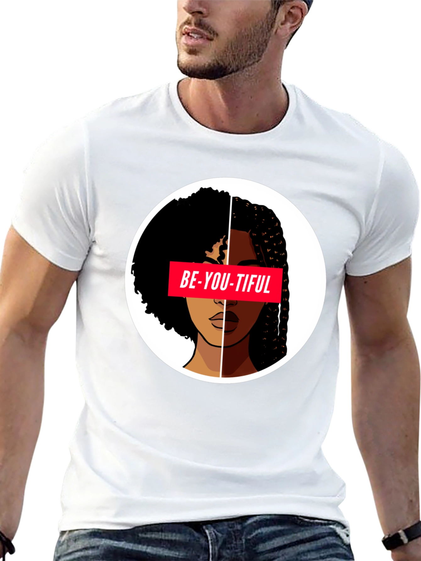 Be-YOU-tiful Graphic Tee - Black