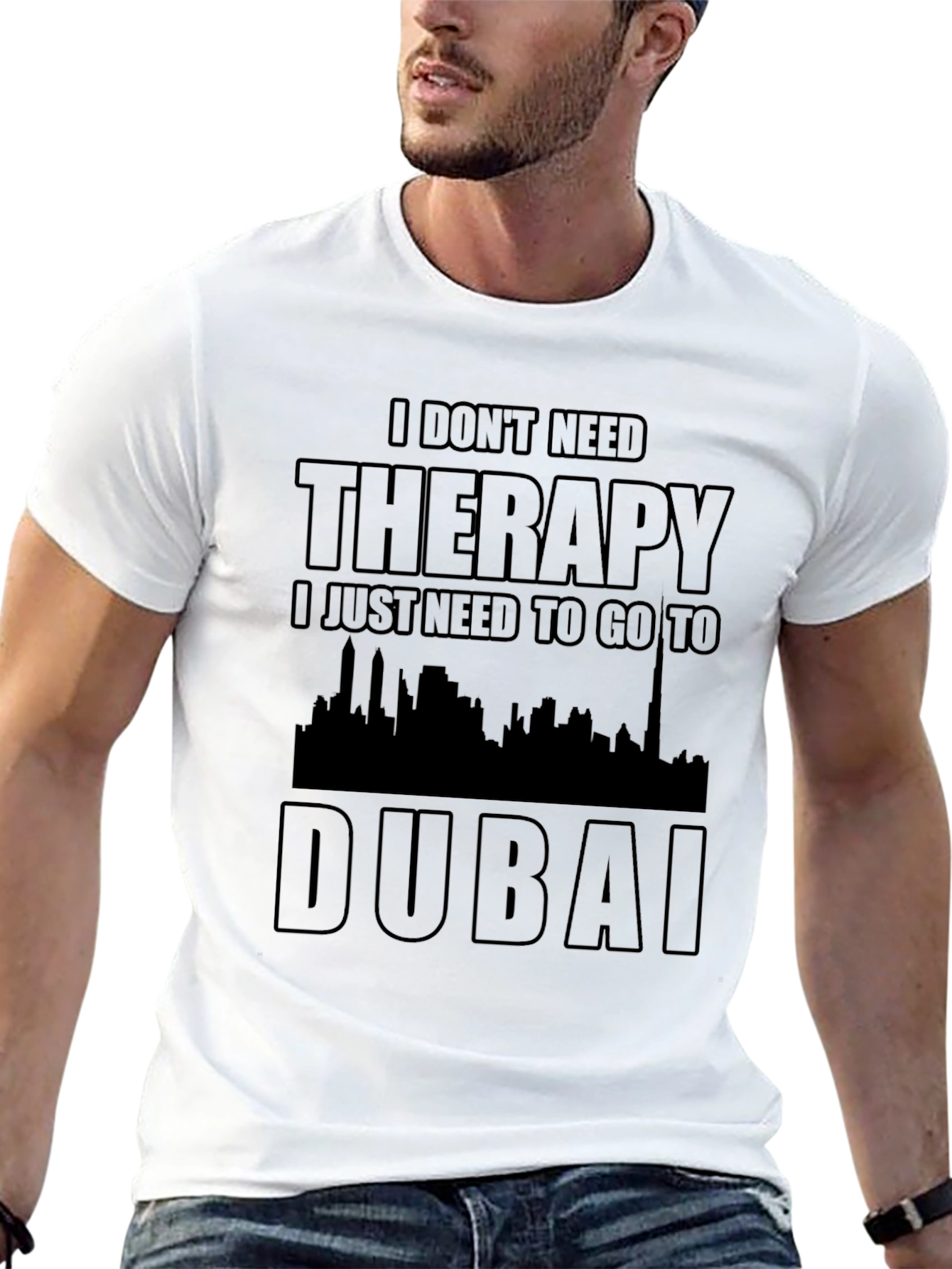 Dubai Therapy T-Shirt - Relax & Travel
