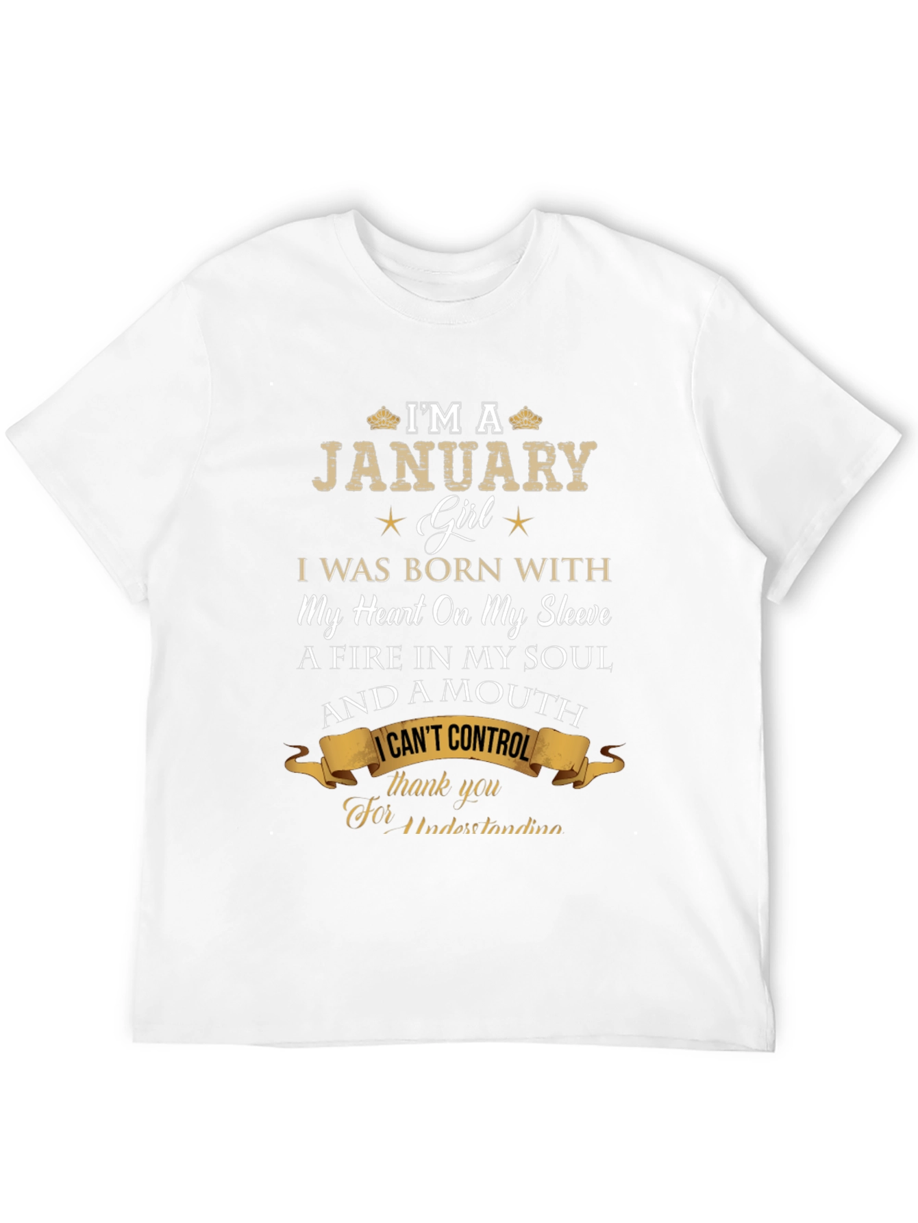 January Girl Graphic T-Shirt