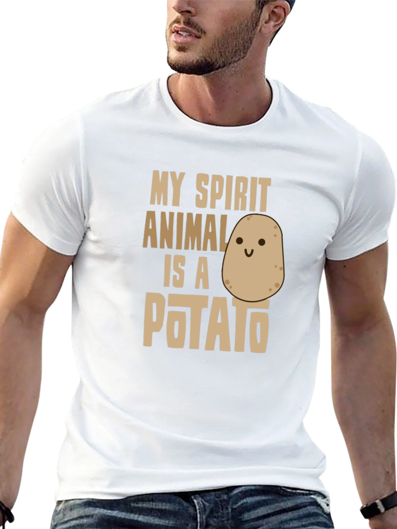 My Spirit Animal is a Potato Funny T-Shirt