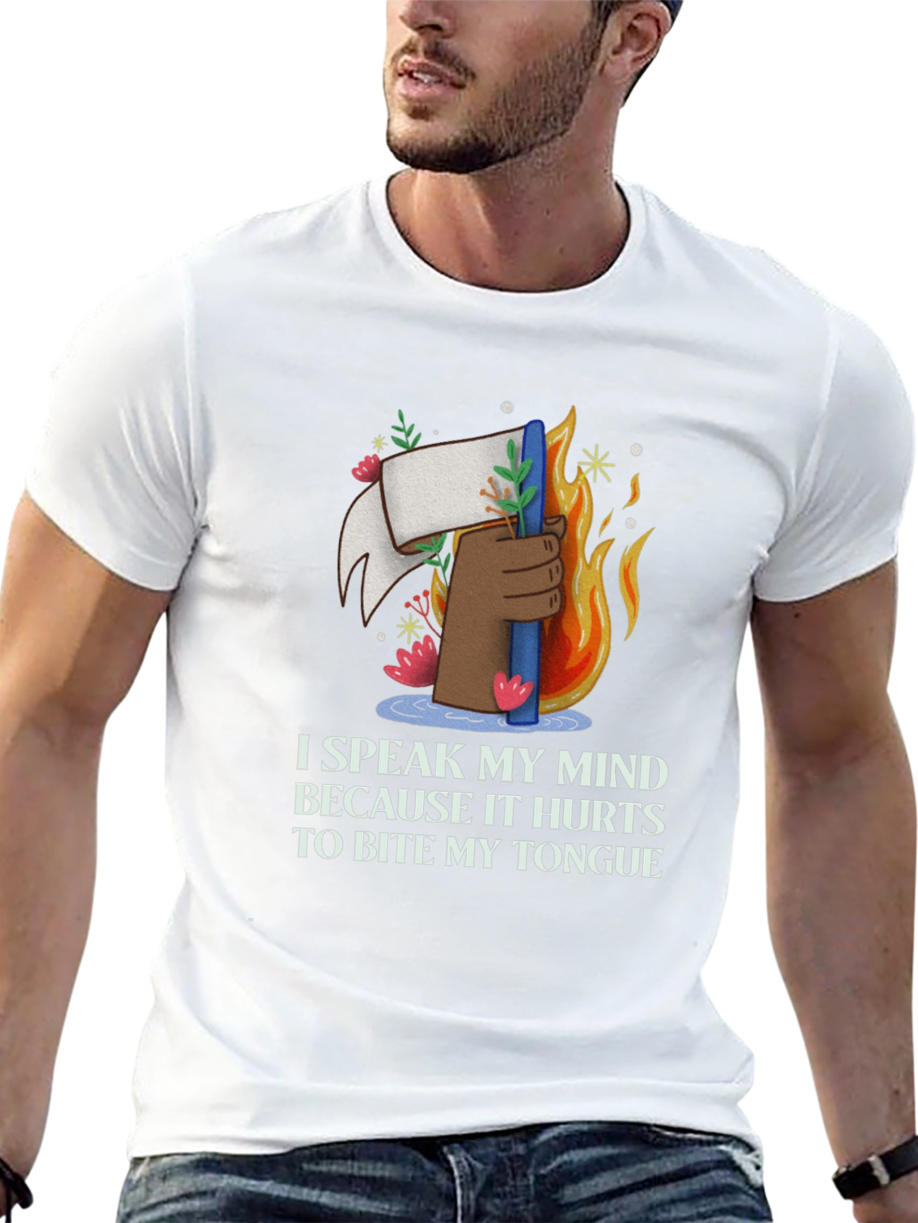 Speak My Mind Graphic T-Shirt