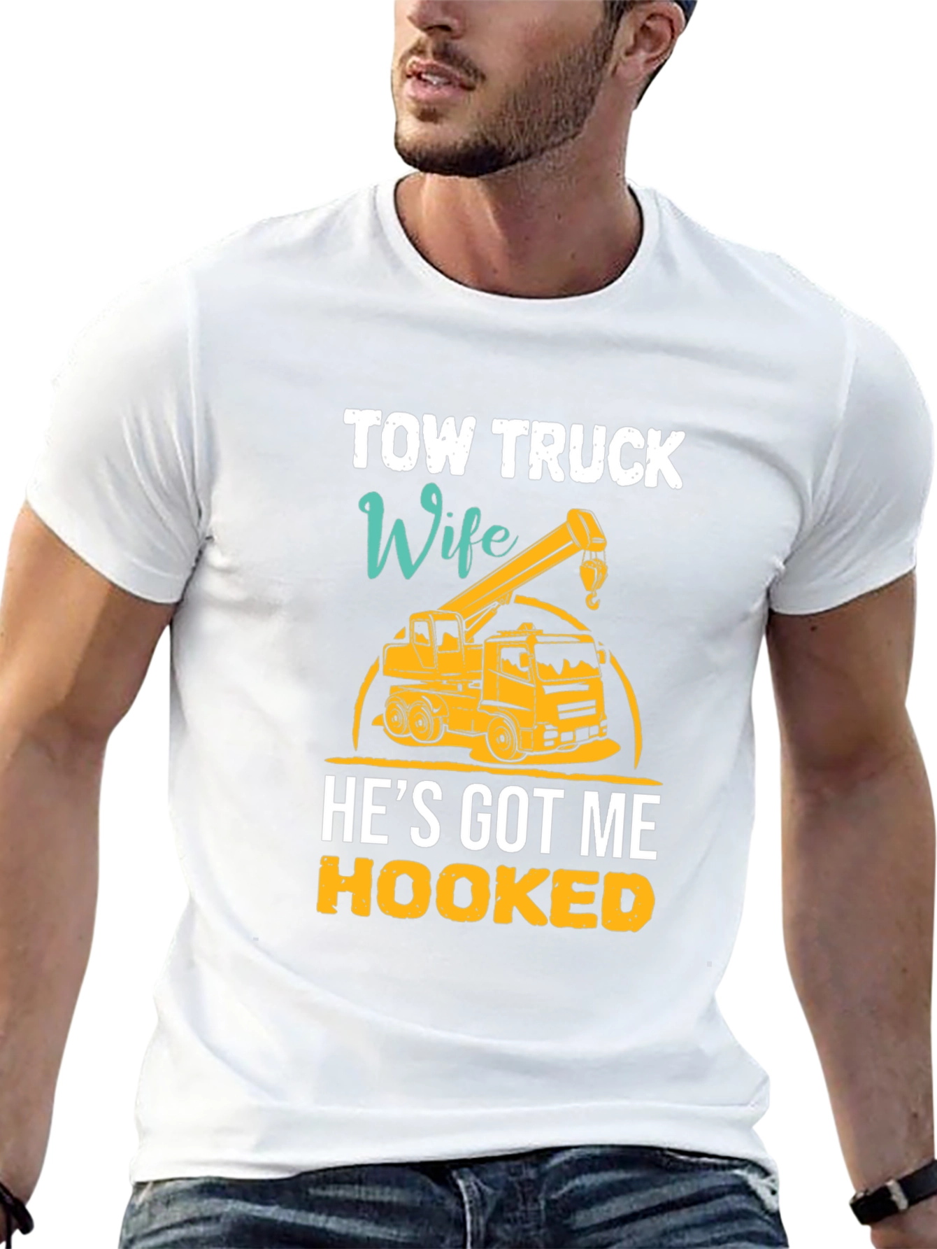 Tow Truck Wife Graphic Tee - Hooked Design