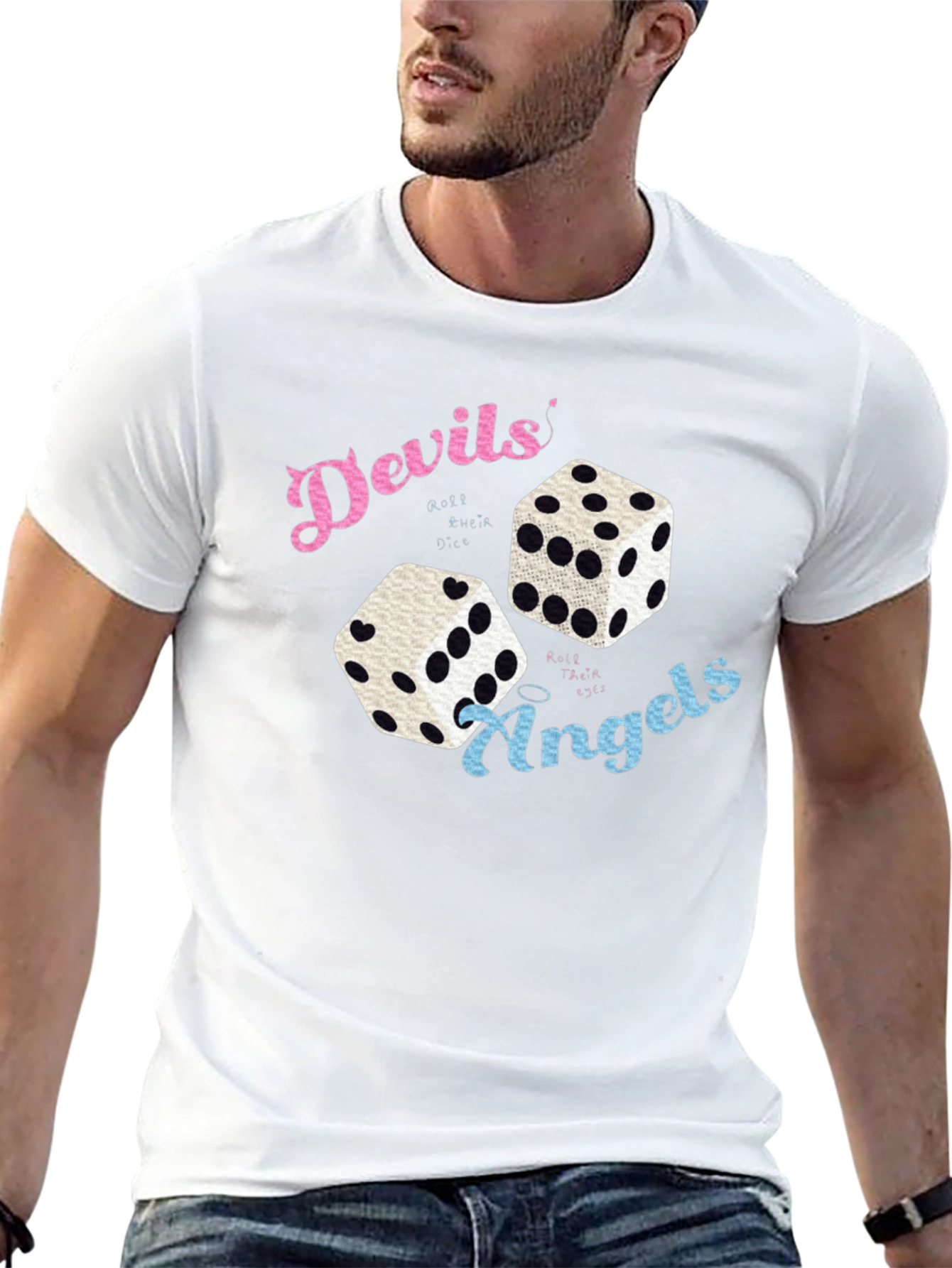 Devils & Angels Dice Graphic Tee